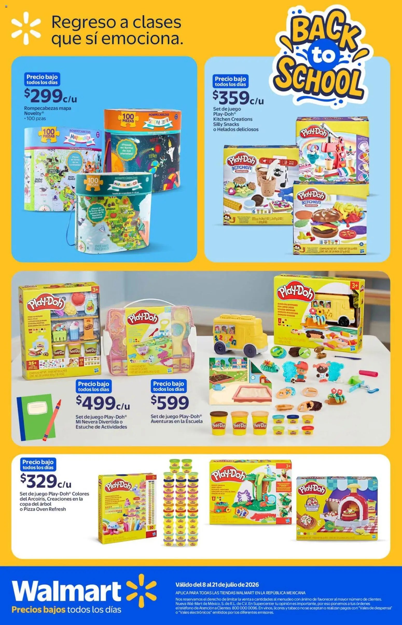Walmart oferta desde 08/07/2026 Walmart folleto Back to School