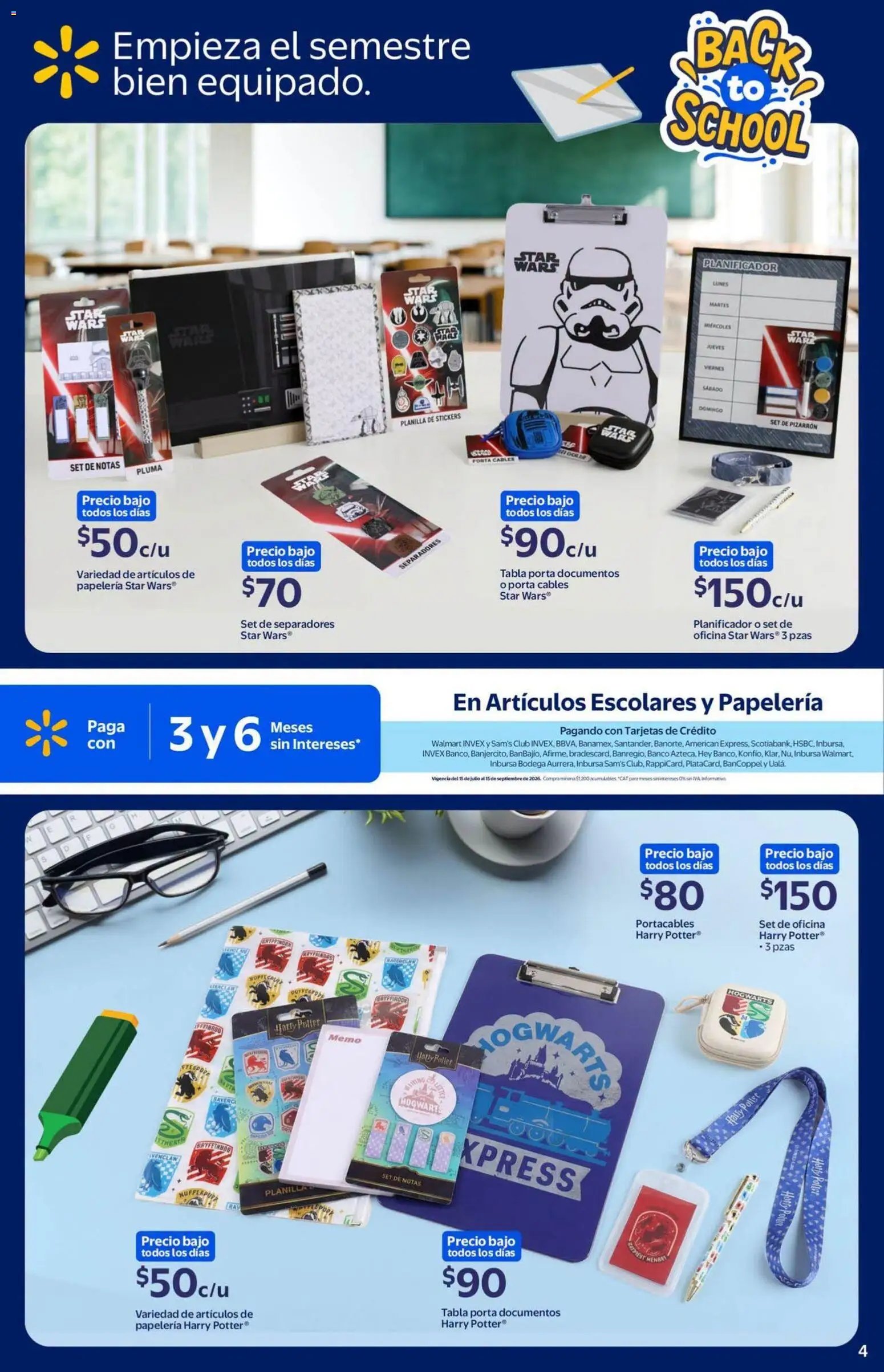 Walmart oferta desde 08/07/2026 Walmart folleto Back to School
