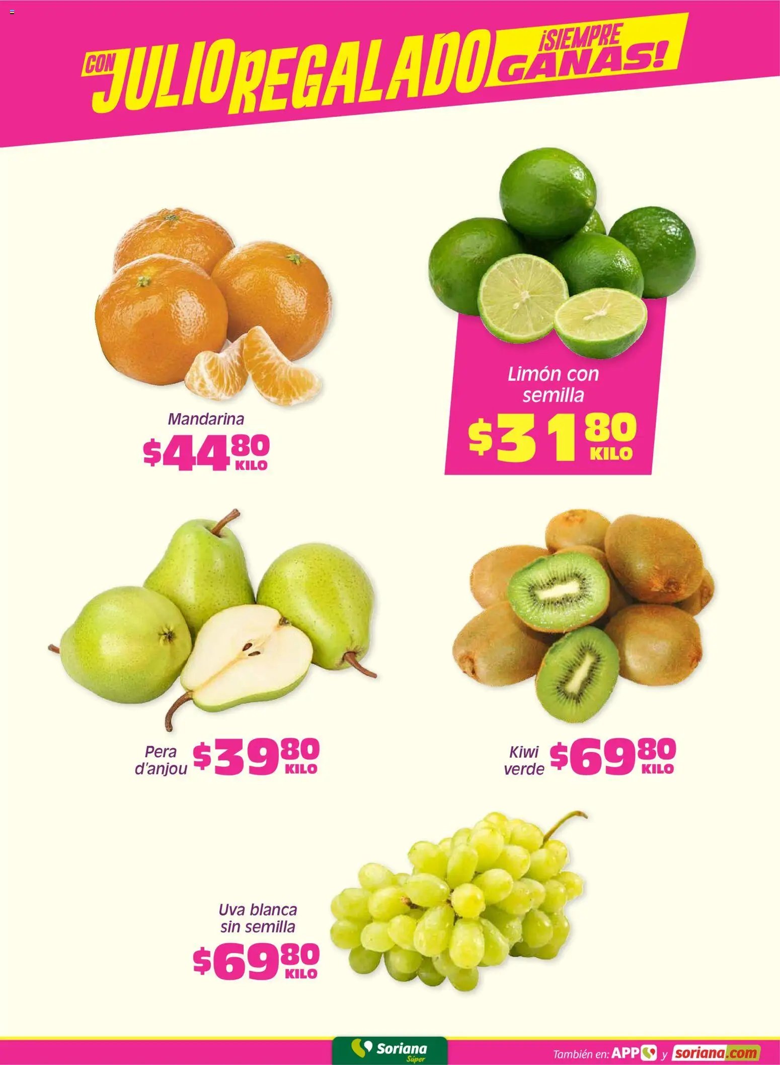 Soriana oferta desde 10/07/2026 Soriana Fin de Semana Súper: Tijuana, Mexicali, Ensenada, San Luis Río Colorado y Tecate