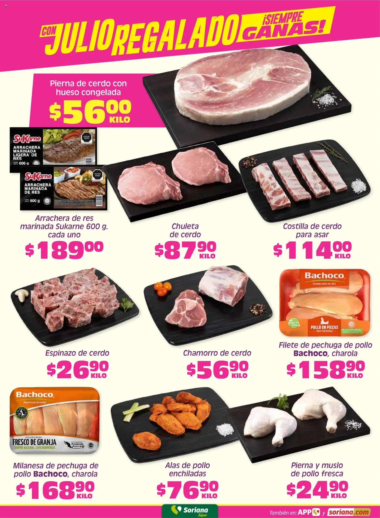 Soriana oferta desde 10/07/2026 Soriana Fin de Semana Súper: Tijuana, Mexicali, Ensenada, San Luis Río Colorado y Tecate