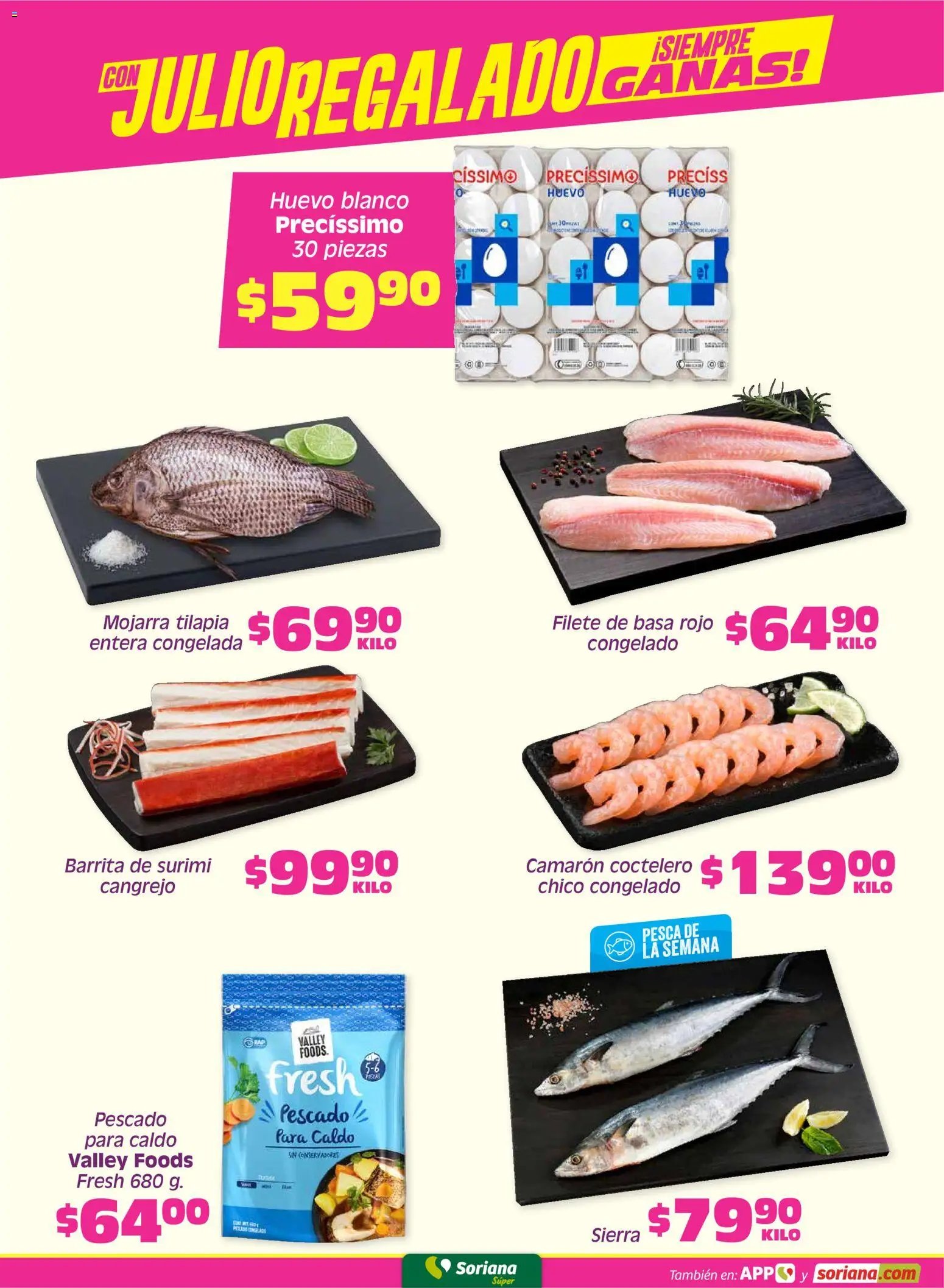 Soriana oferta desde 10/07/2026 Soriana Fin de Semana Súper: Tijuana, Mexicali, Ensenada, San Luis Río Colorado y Tecate