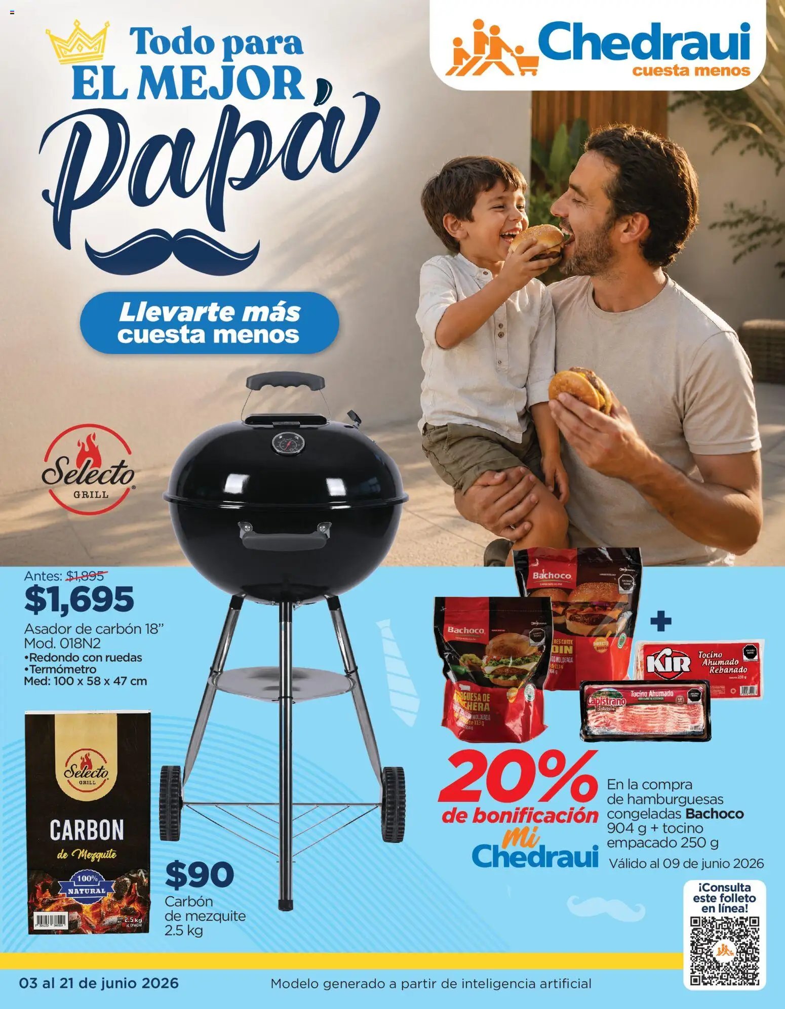 Chedraui oferta desde 03/06/2026 Chedraui folleto Todo para papá