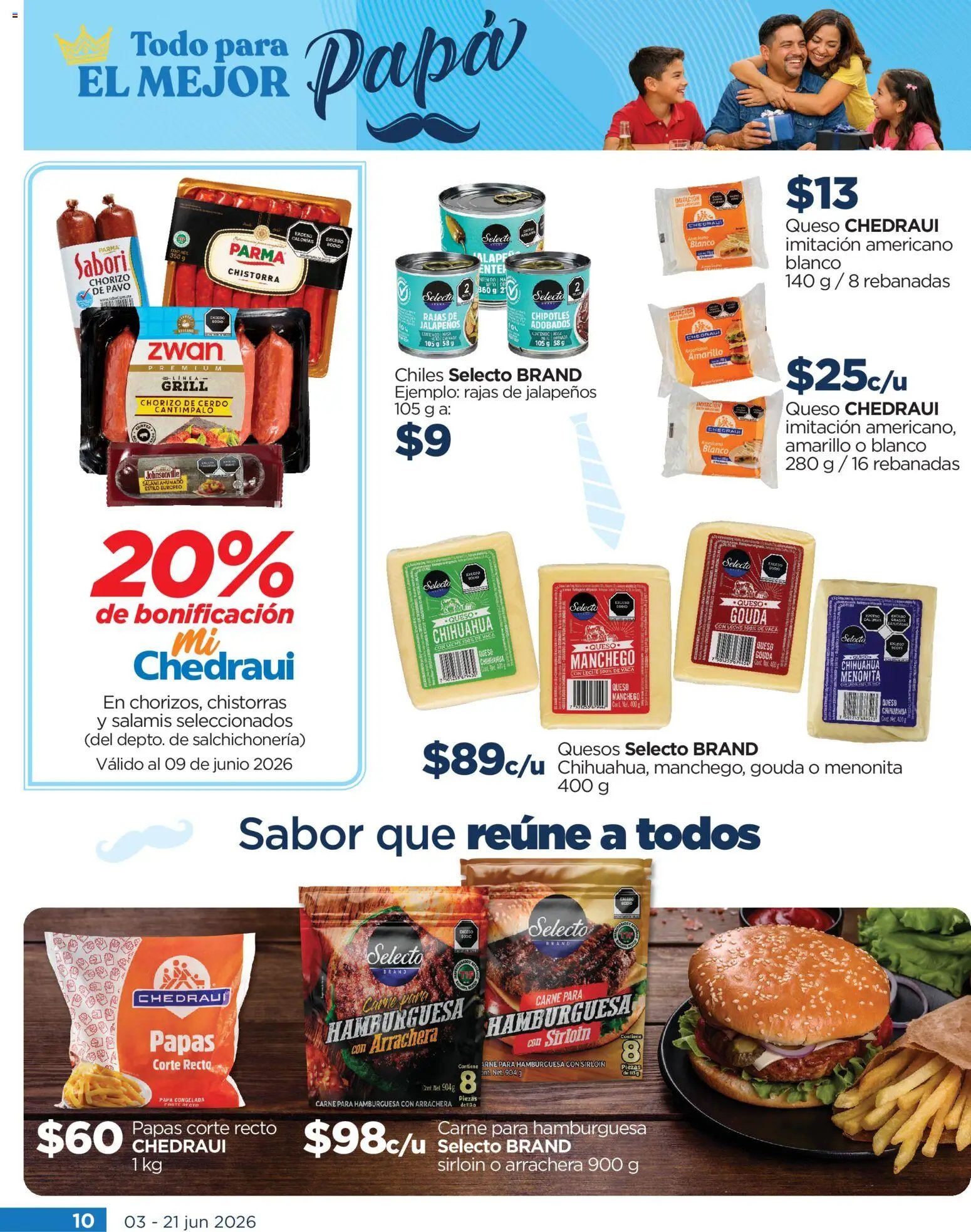Chedraui oferta desde 03/06/2026 Chedraui folleto Todo para papá