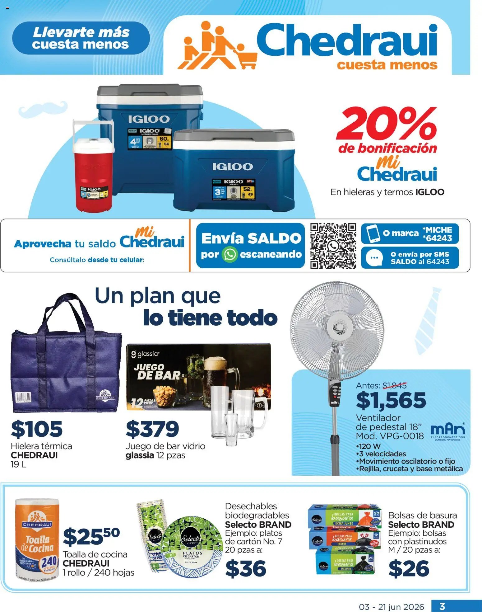 Chedraui oferta desde 03/06/2026 Chedraui folleto Todo para papá