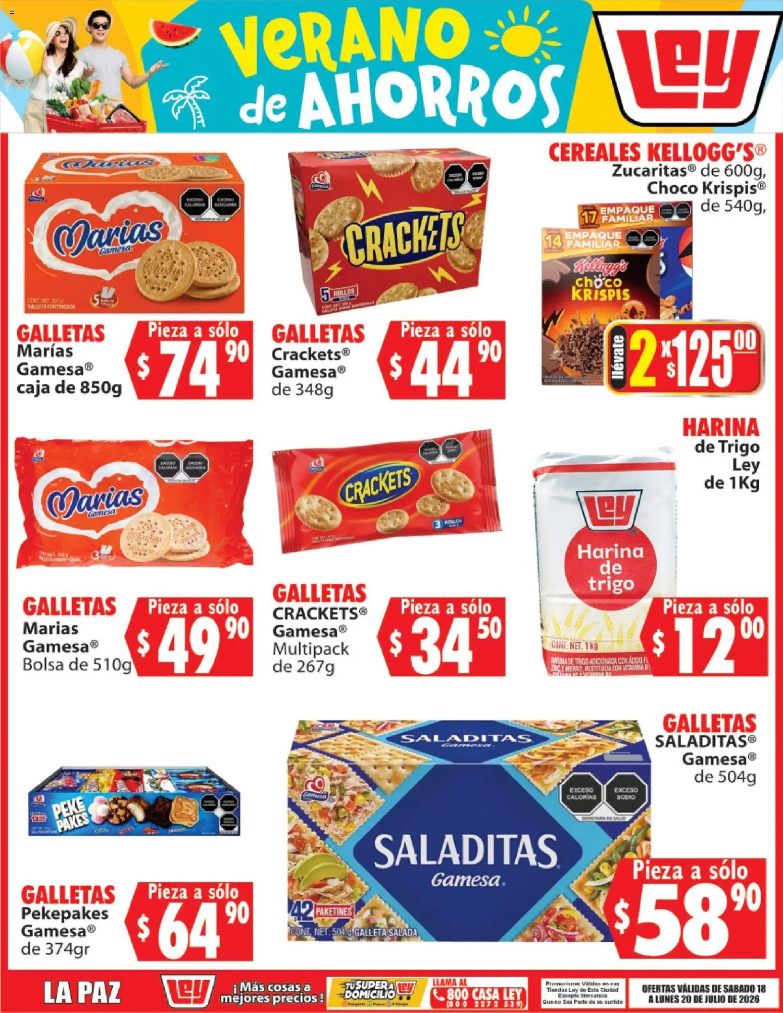 Casa Ley oferta desde 18/07/2026 Casa Ley folleto Verano de ahorros