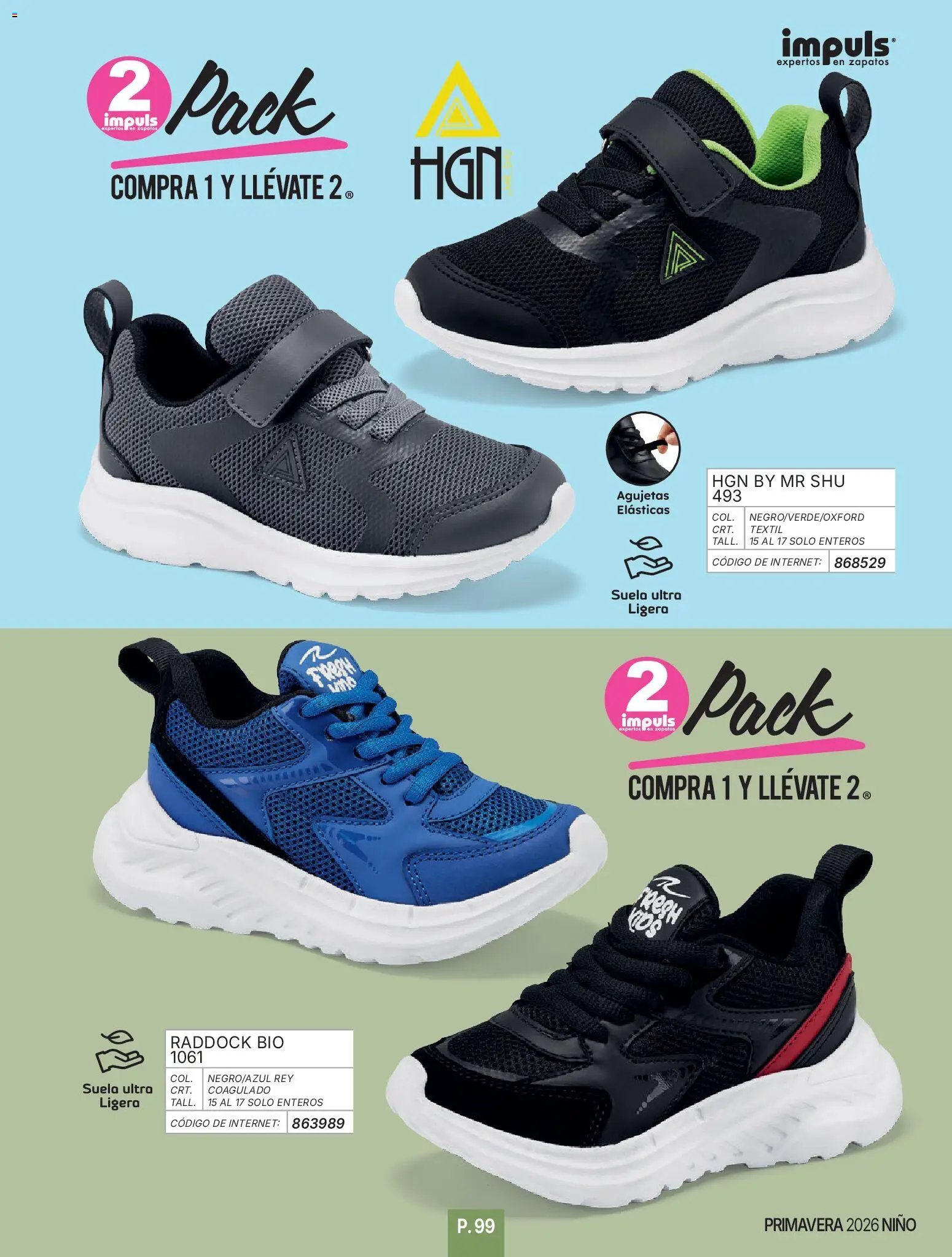 Impuls oferta desde 01/01/2026 Catálogo Niño