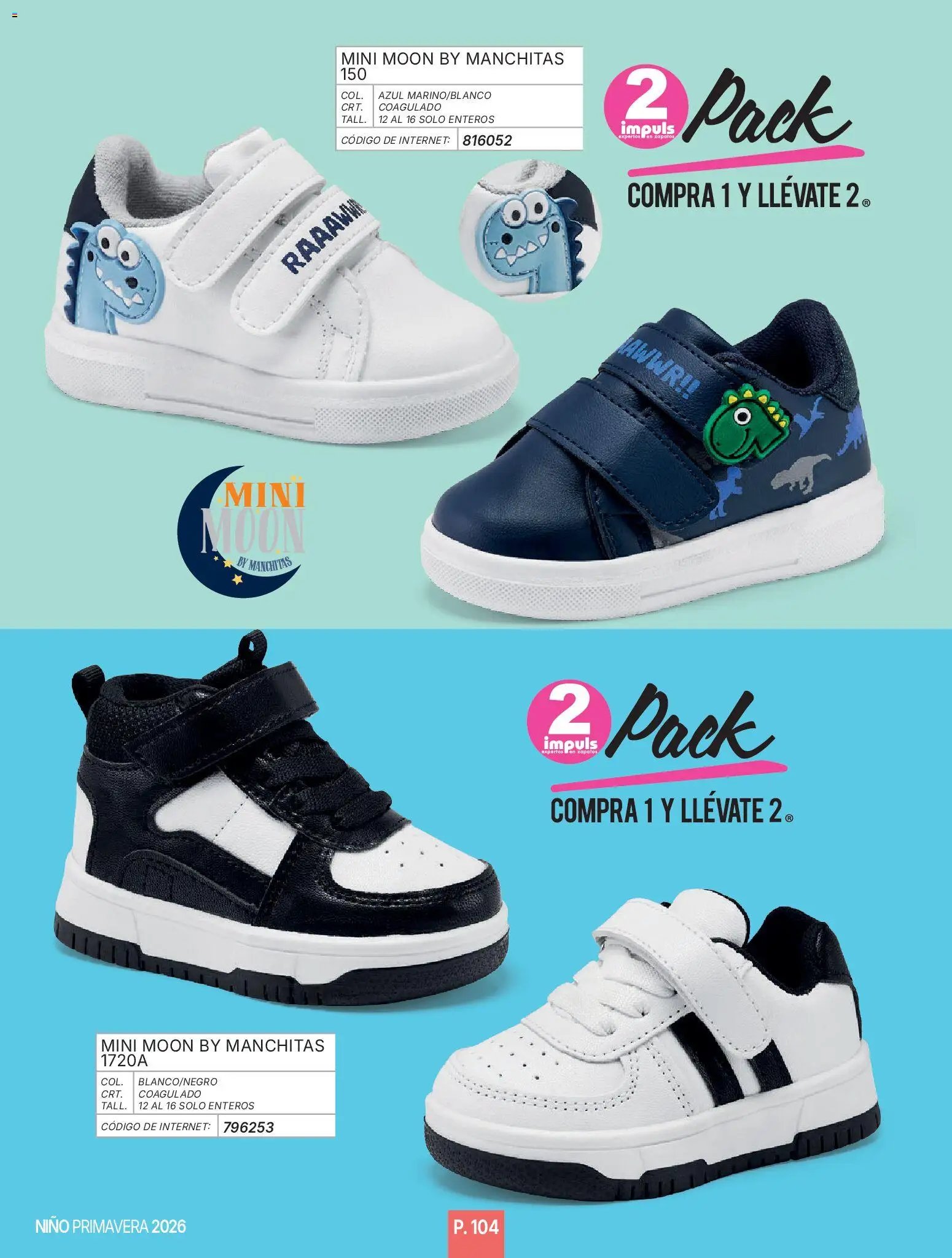 Impuls oferta desde 01/01/2026 Catálogo Niño