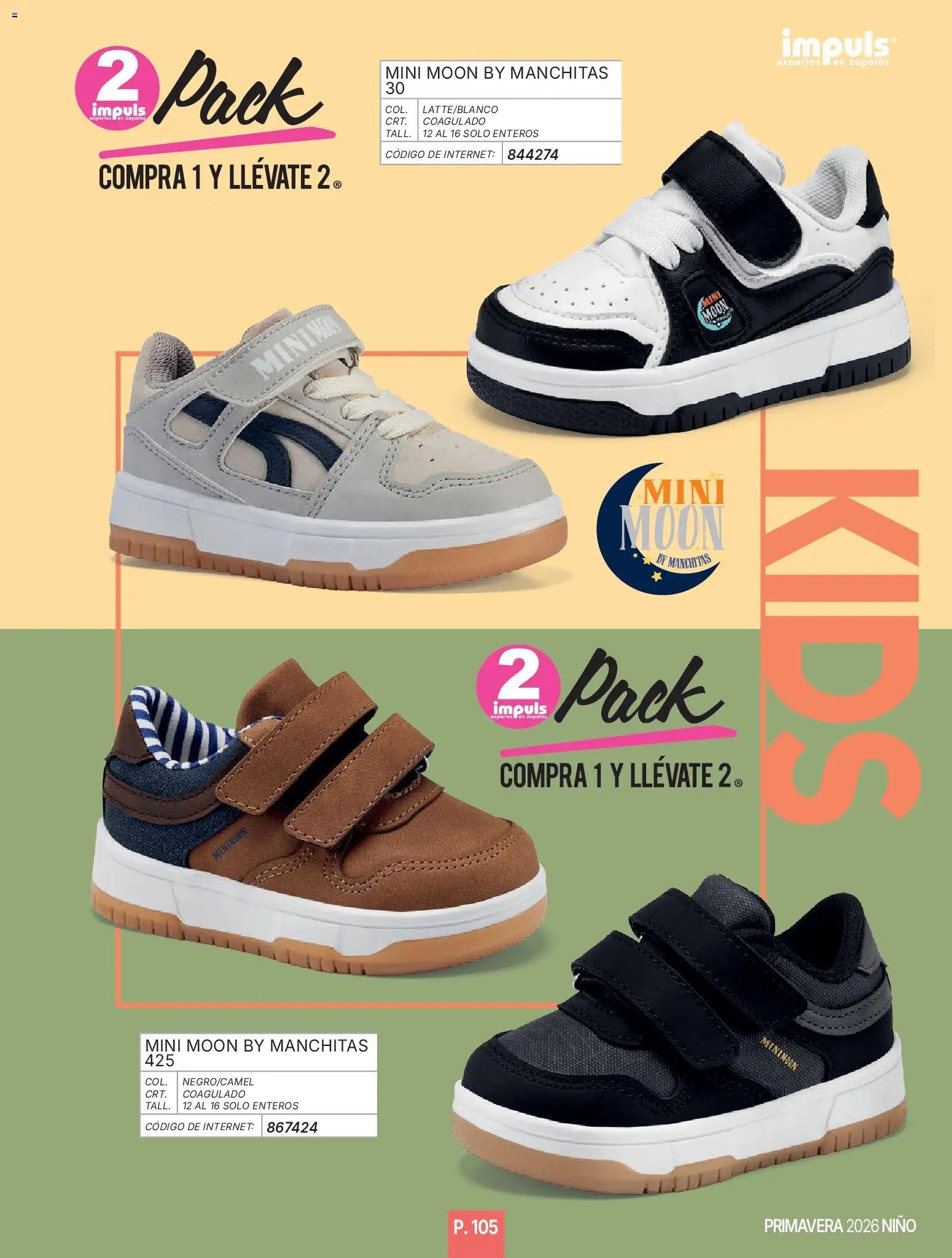 Impuls oferta desde 01/01/2026 Catálogo Niño