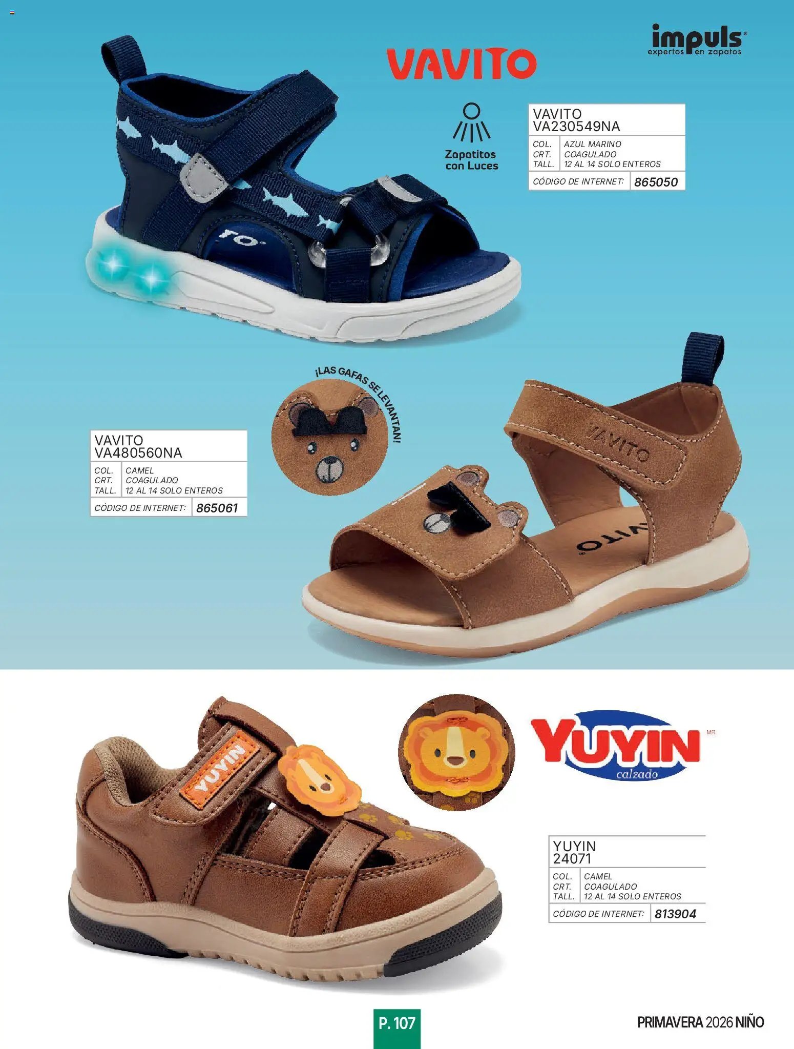 Impuls oferta desde 01/01/2026 Catálogo Niño