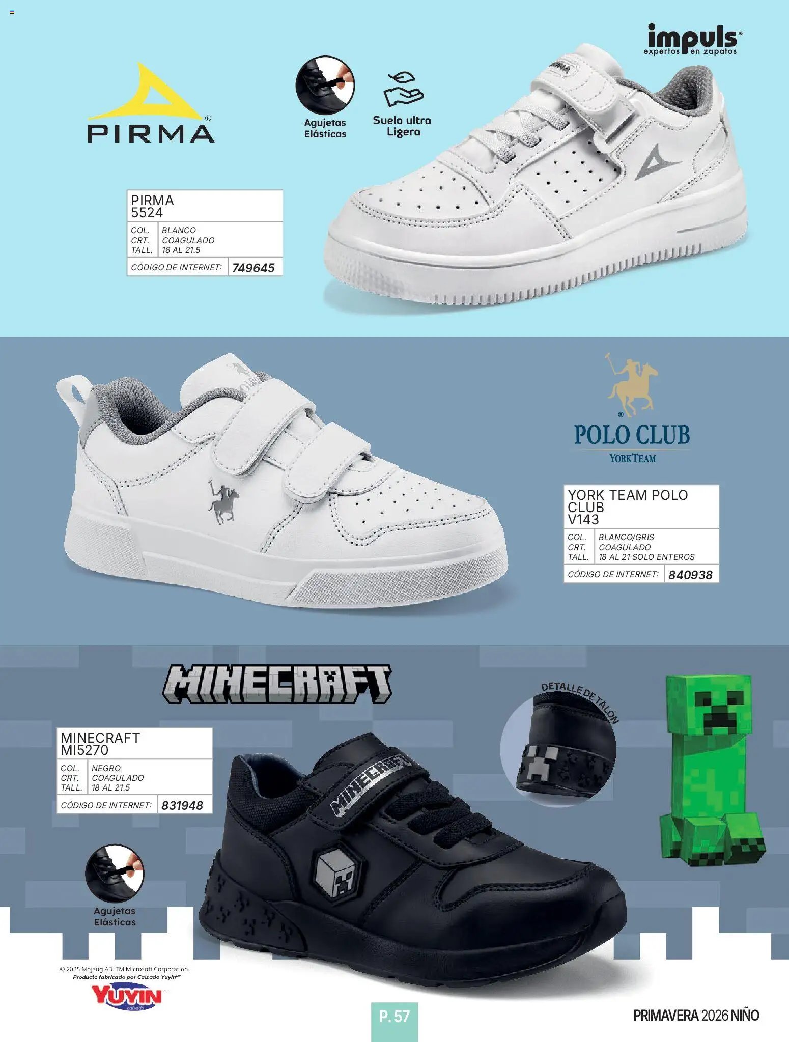 Impuls oferta desde 01/01/2026 Catálogo Niño