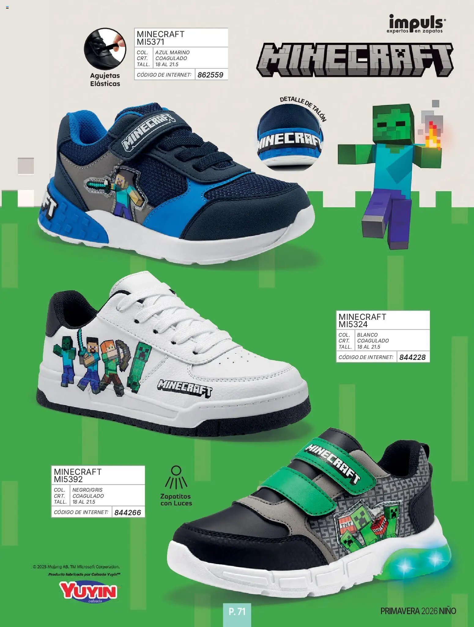 Impuls oferta desde 01/01/2026 Catálogo Niño