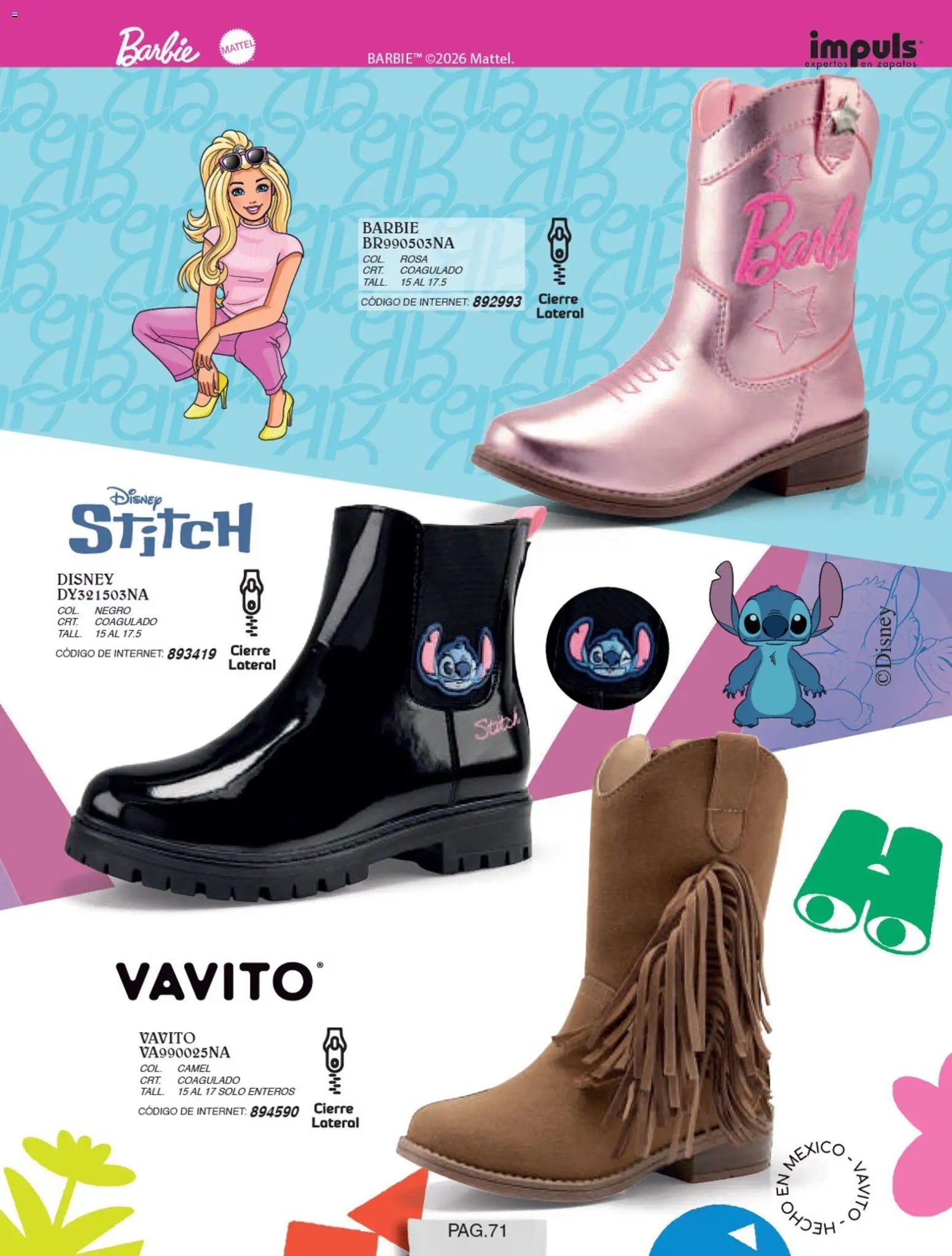 Impuls oferta desde 01/07/2026 Impuls catálogo Niña