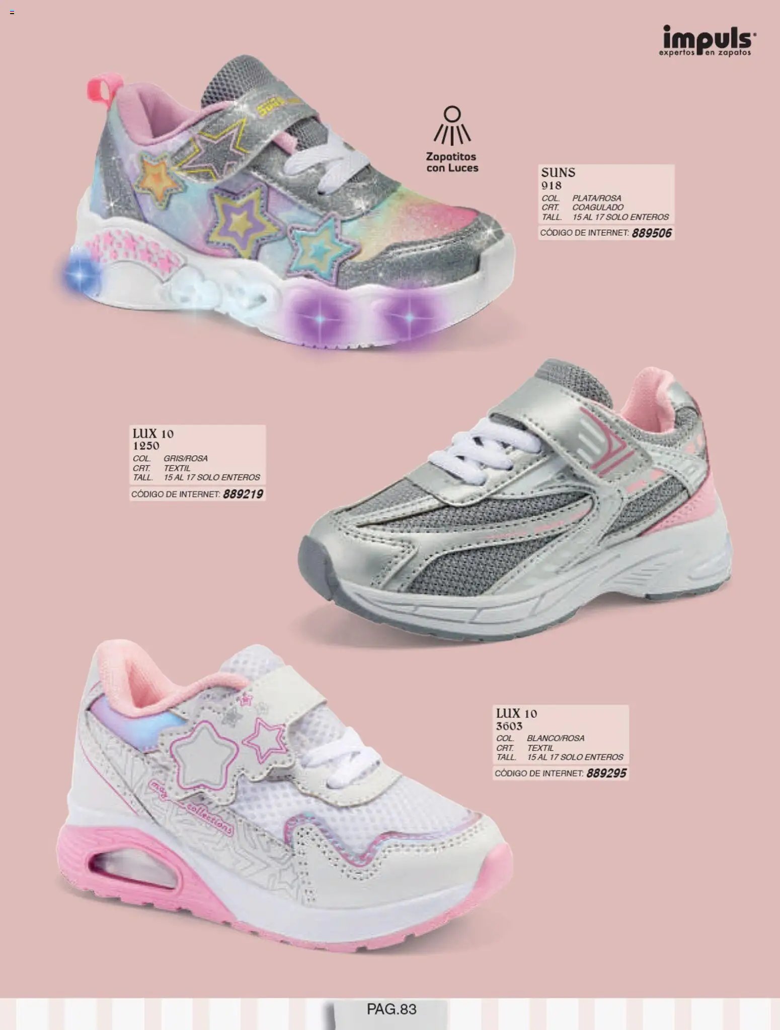 Impuls oferta desde 01/07/2026 Impuls catálogo Niña