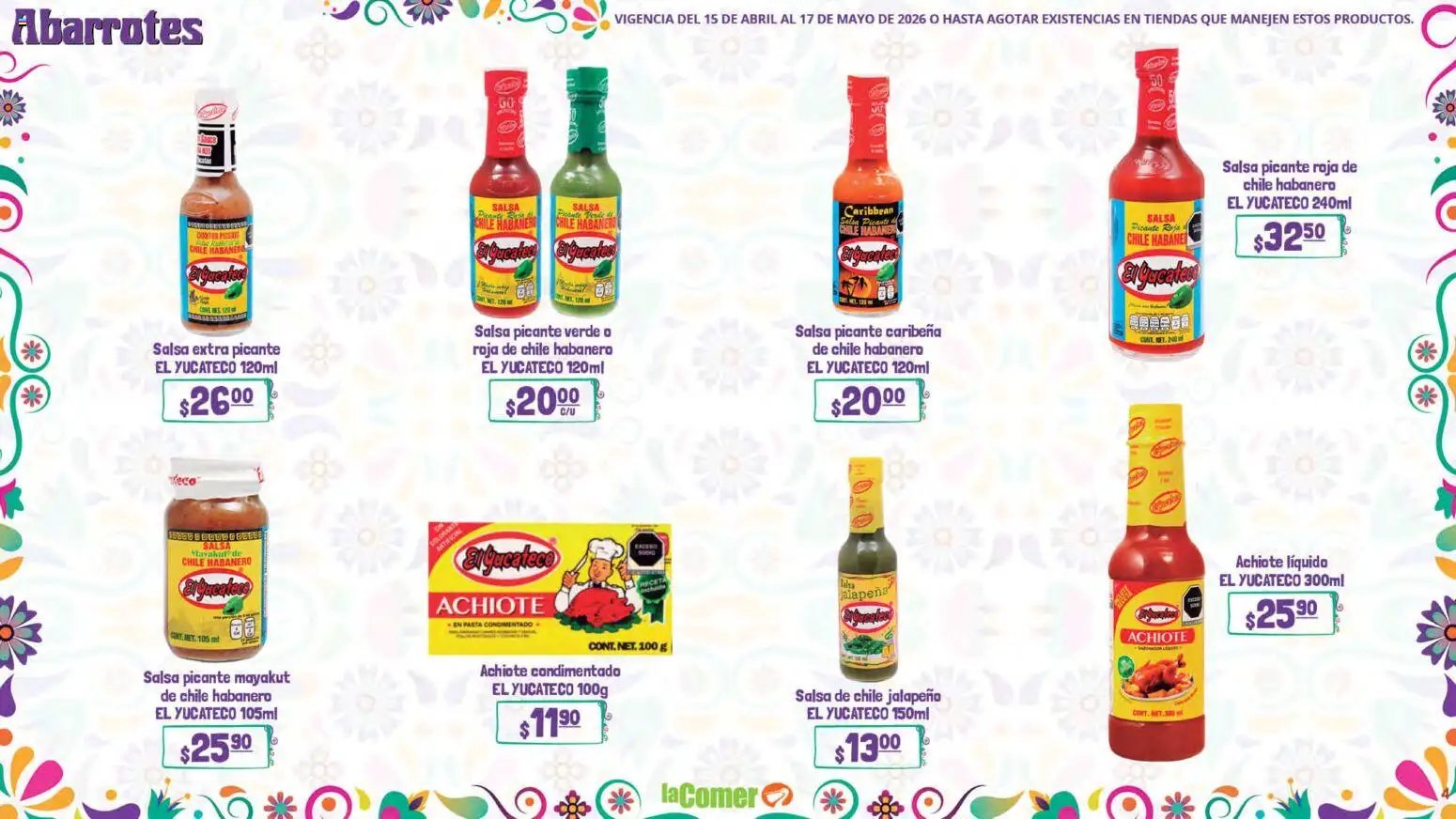 La Comer oferta desde 15/04/2026 La Comer folleto (2026-04-15 - 2026-05-17)