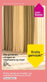 Leen Bakker folder van 17-08-2026 Leen Bakker folder