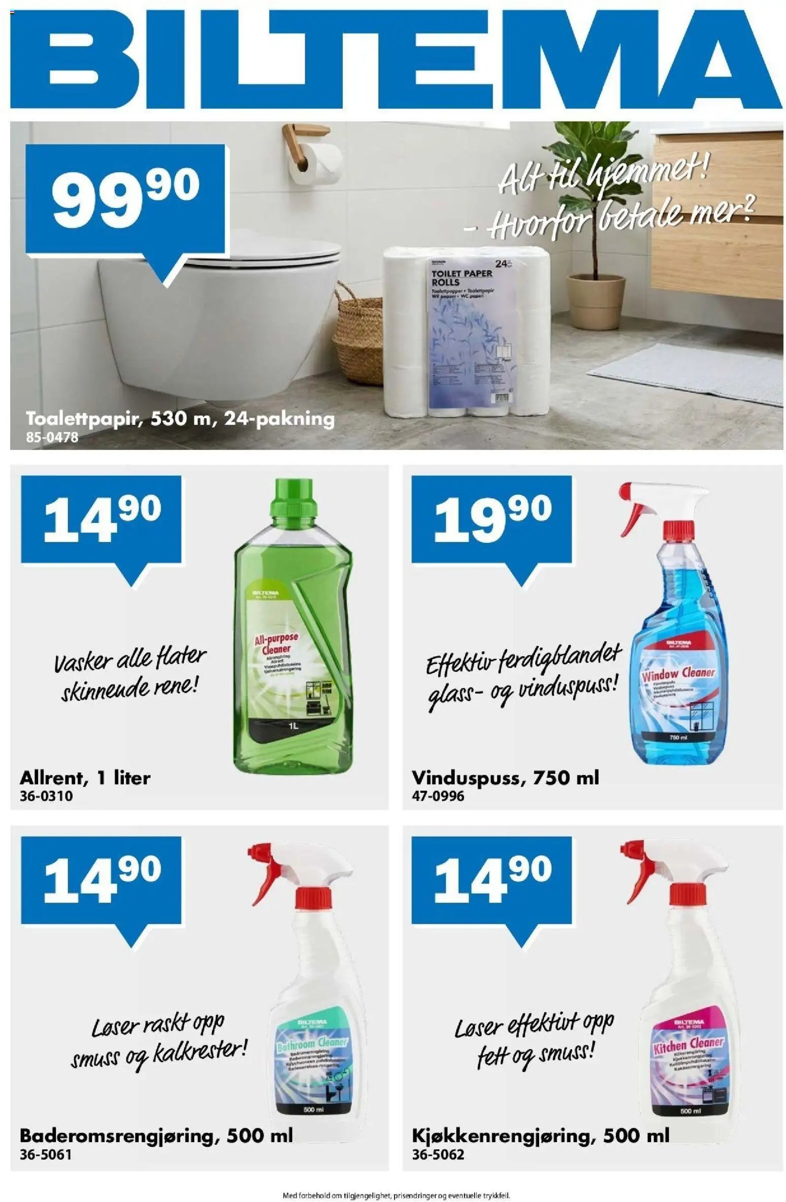 Biltema kundeavis fra 19/06/2026 Biltema Hverdagsprodukter 2026
