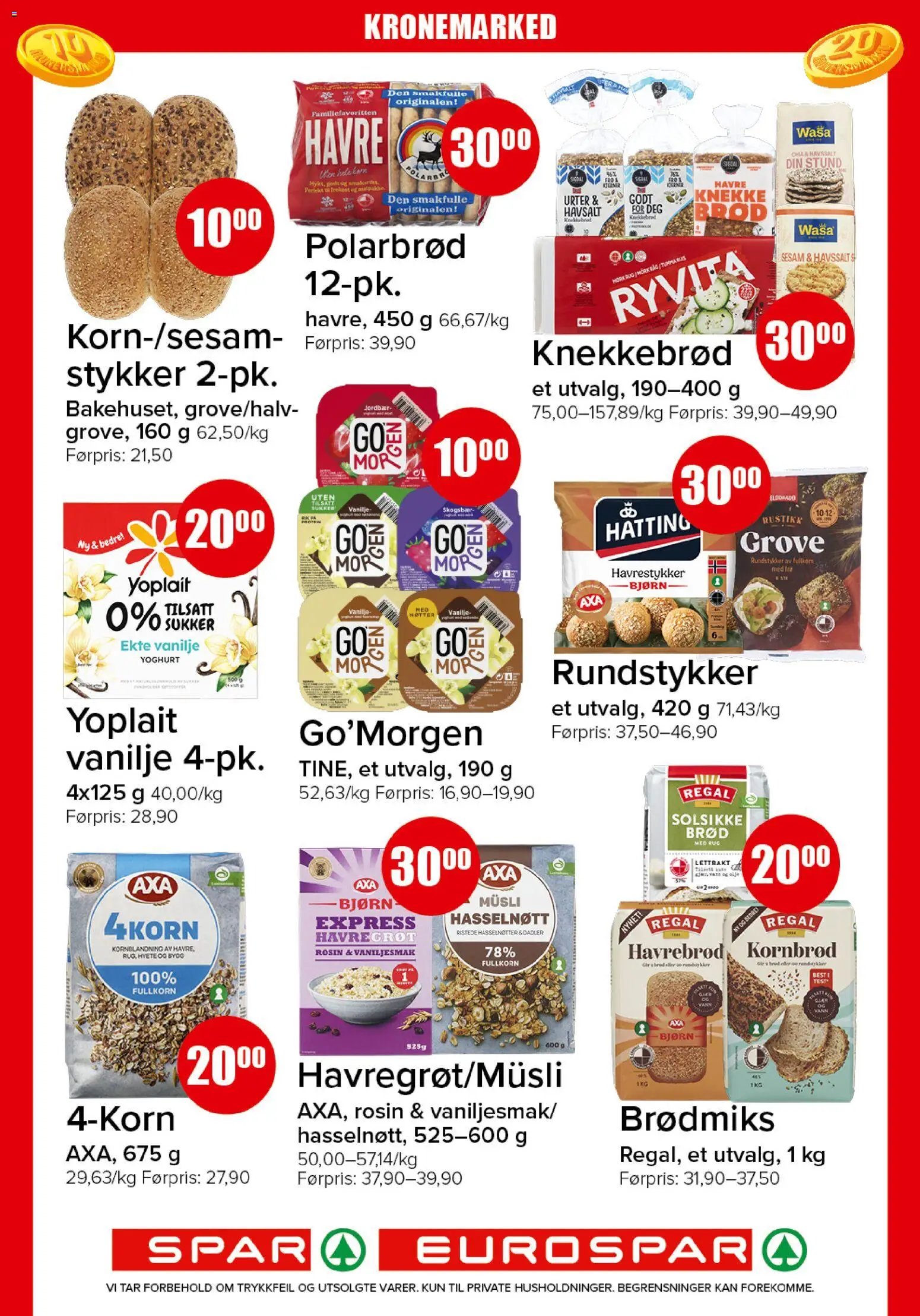 Spar kundeavis fra 10/08/2026 Spar kundeavis