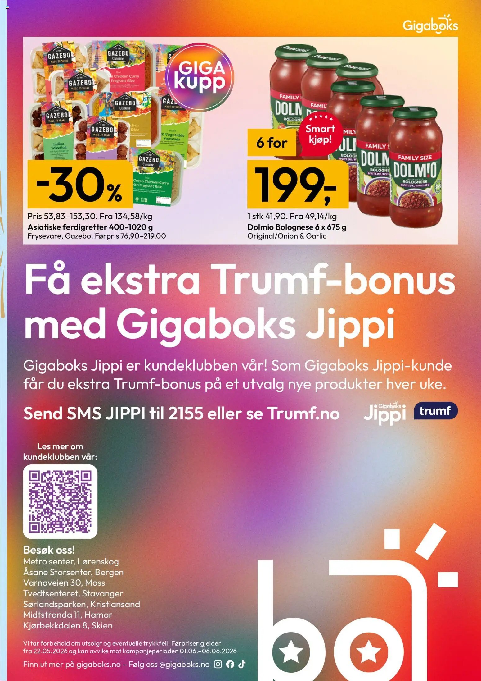 Gigaboks kundeavis fra 01/06/2026 Gigaboks kundeavis