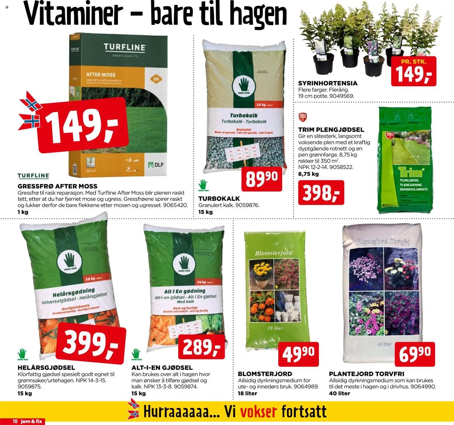 Jem & Fix kundeavis fra 14/06/2026 Jem & Fix kundeavis