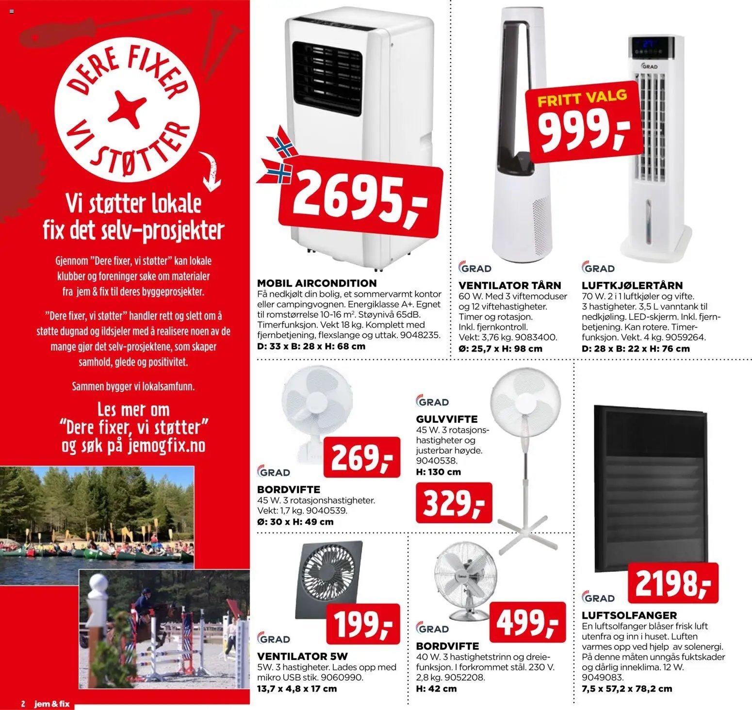 Jem & Fix kundeavis fra 14/06/2026 Jem & Fix kundeavis