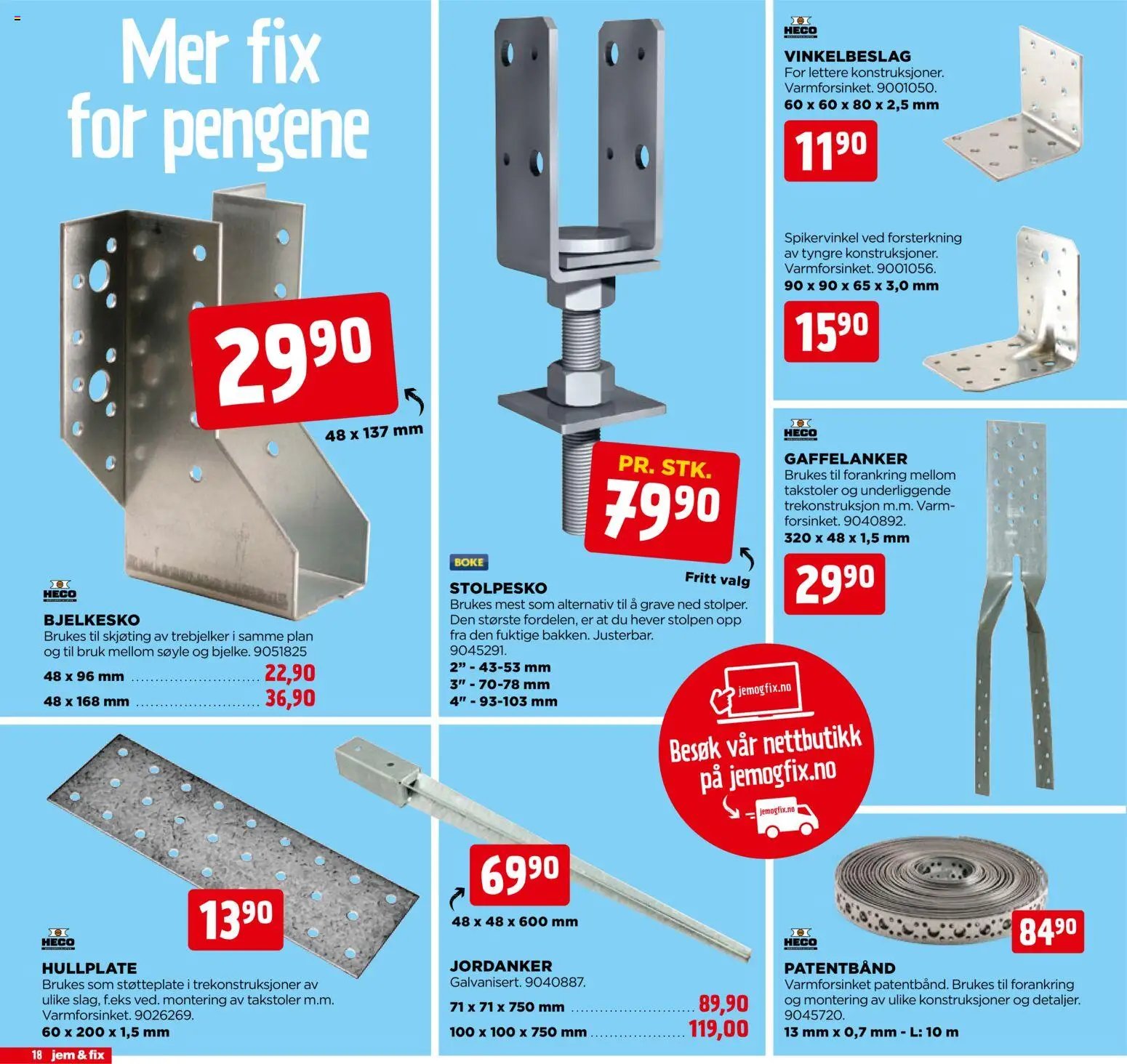 Jem & Fix kundeavis fra 26/07/2026 Jem & Fix kundeavis