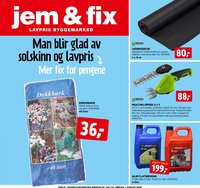 Jem & Fix kundeavis fra 26/07/2026 Jem & Fix kundeavis