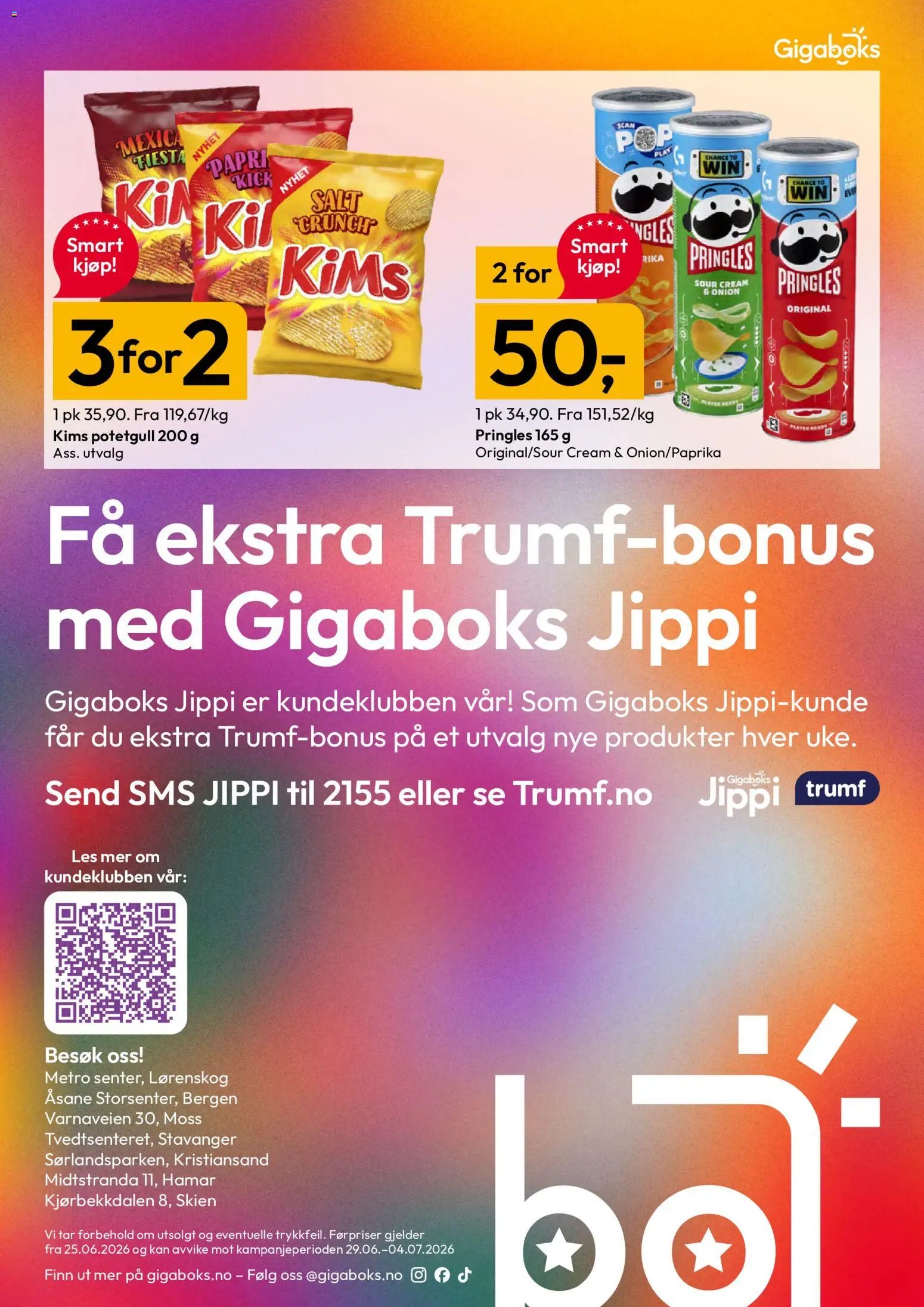 Gigaboks kundeavis fra 28/06/2026 Gigaboks kundeavis