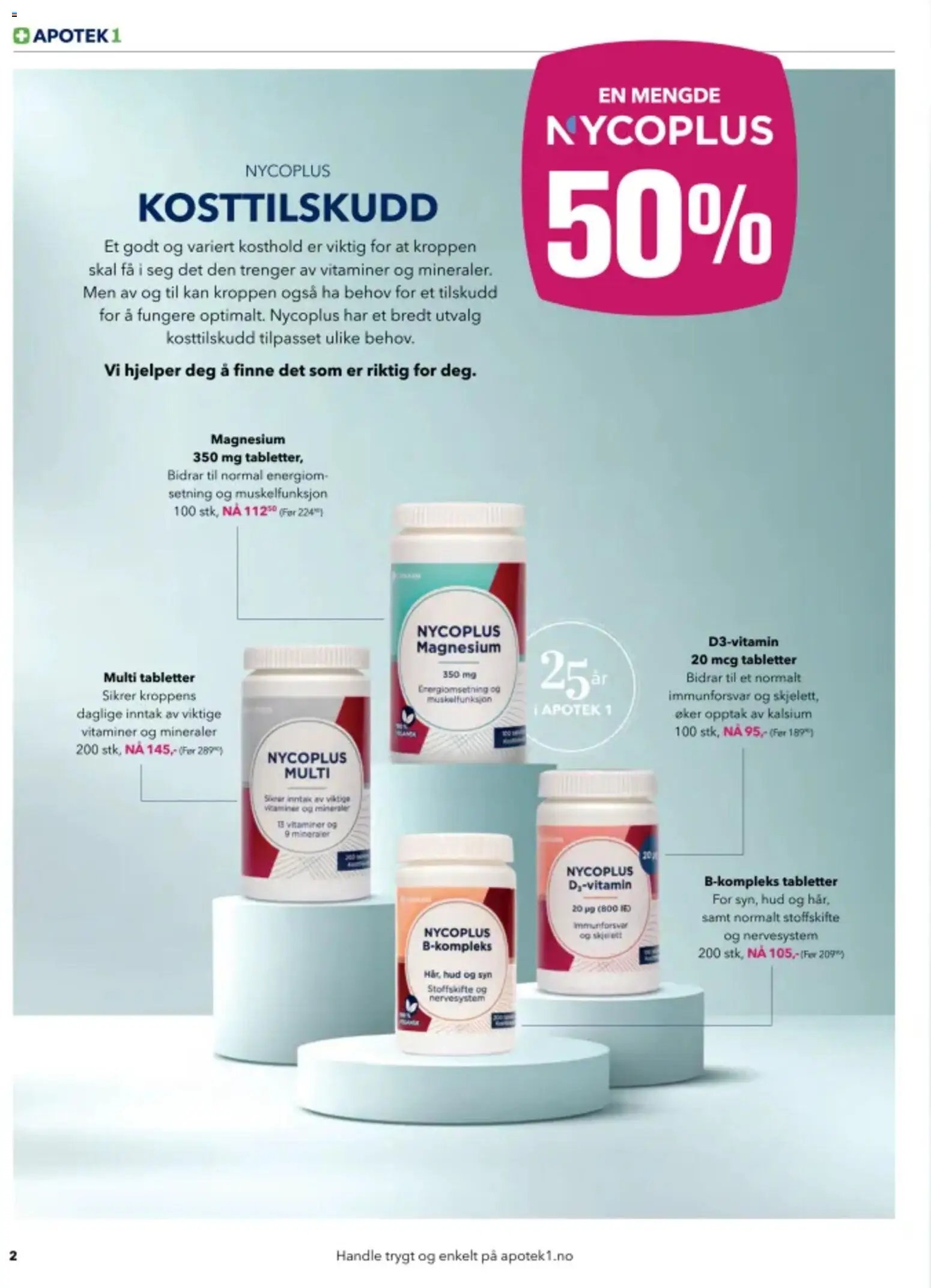 Apotek 1 kundeavis fra 30/07/2026 Apotek 1 kundeavis