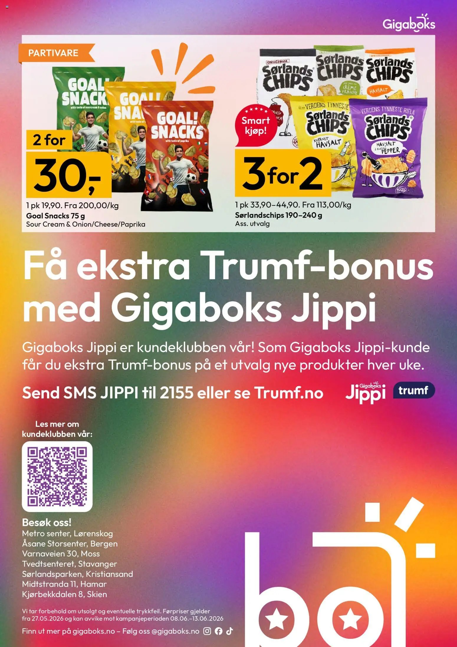 Gigaboks kundeavis fra 08/06/2026 Gigaboks kundeavis