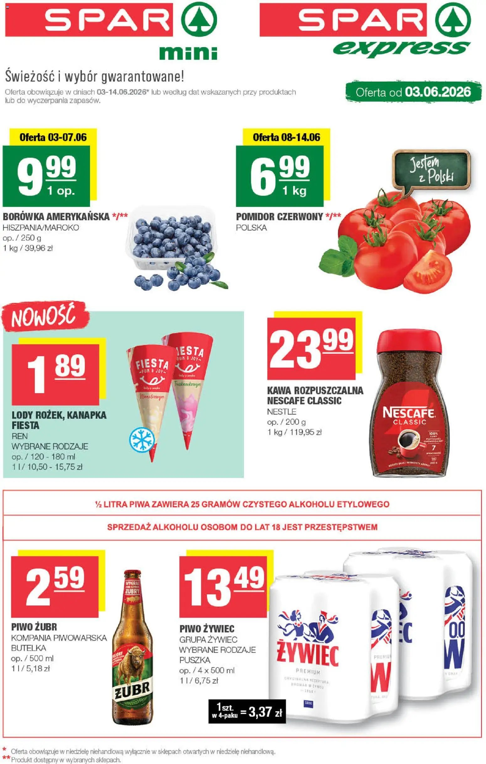 Spar gazetka od 03.06.2026 Spar gazetka - Mini