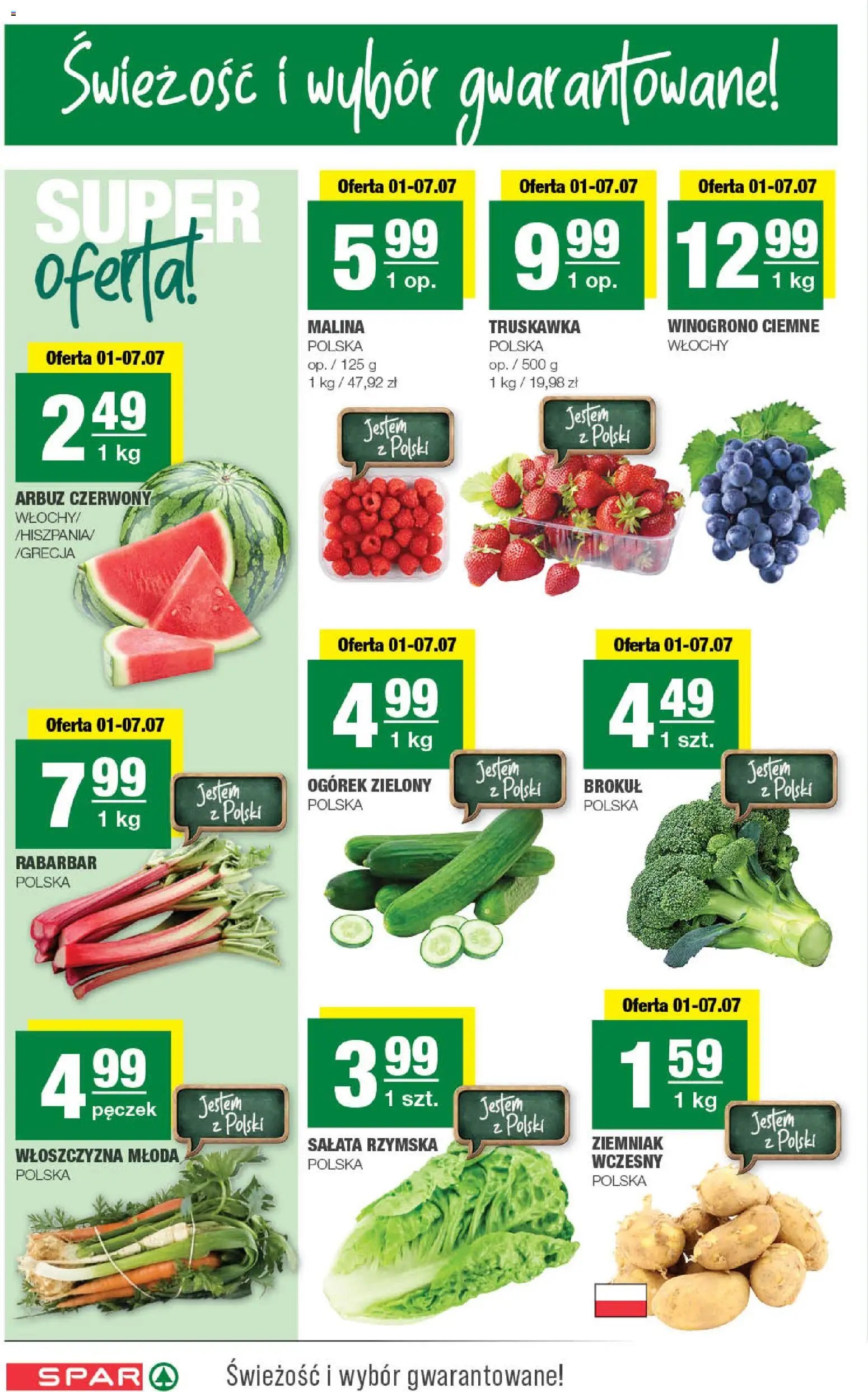 Spar gazetka od 01.07.2026 Spar gazetka
