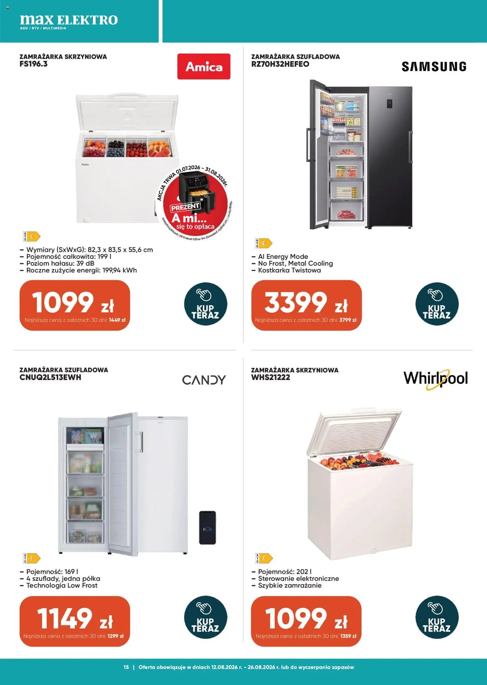Max elektro gazetka od 12.08.2026 Max elektro gazetka