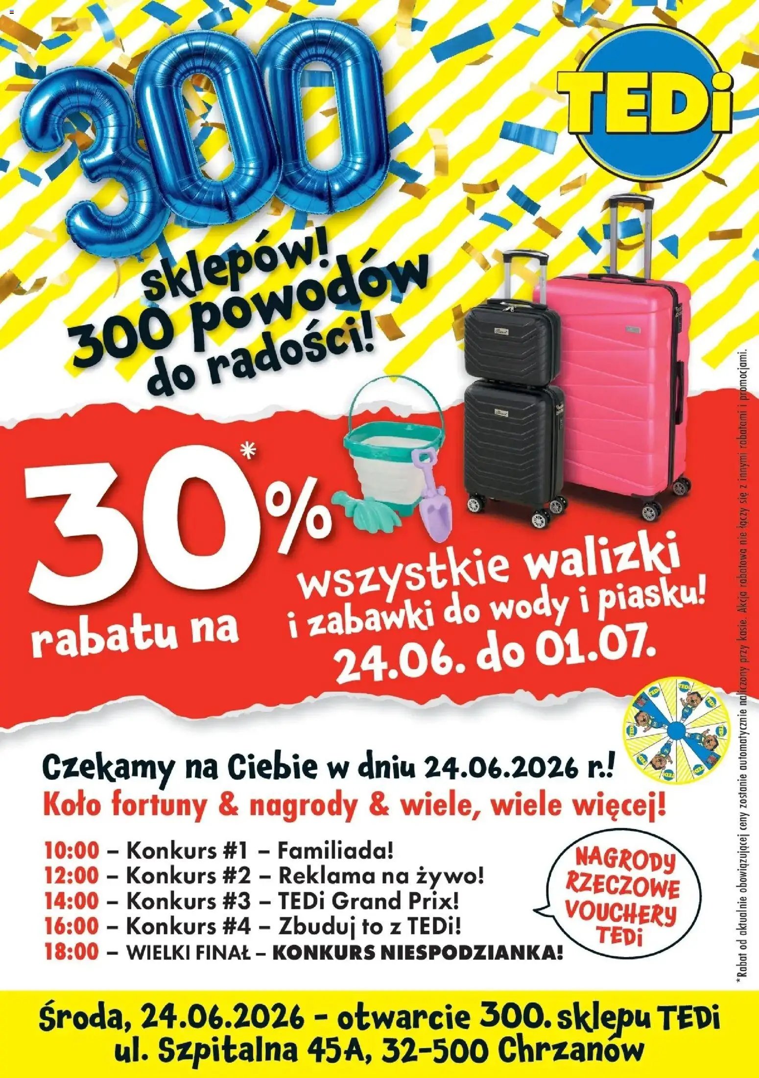 TEDi gazetka od 24.06.2026 TEDi gazetka - 300 sklepów