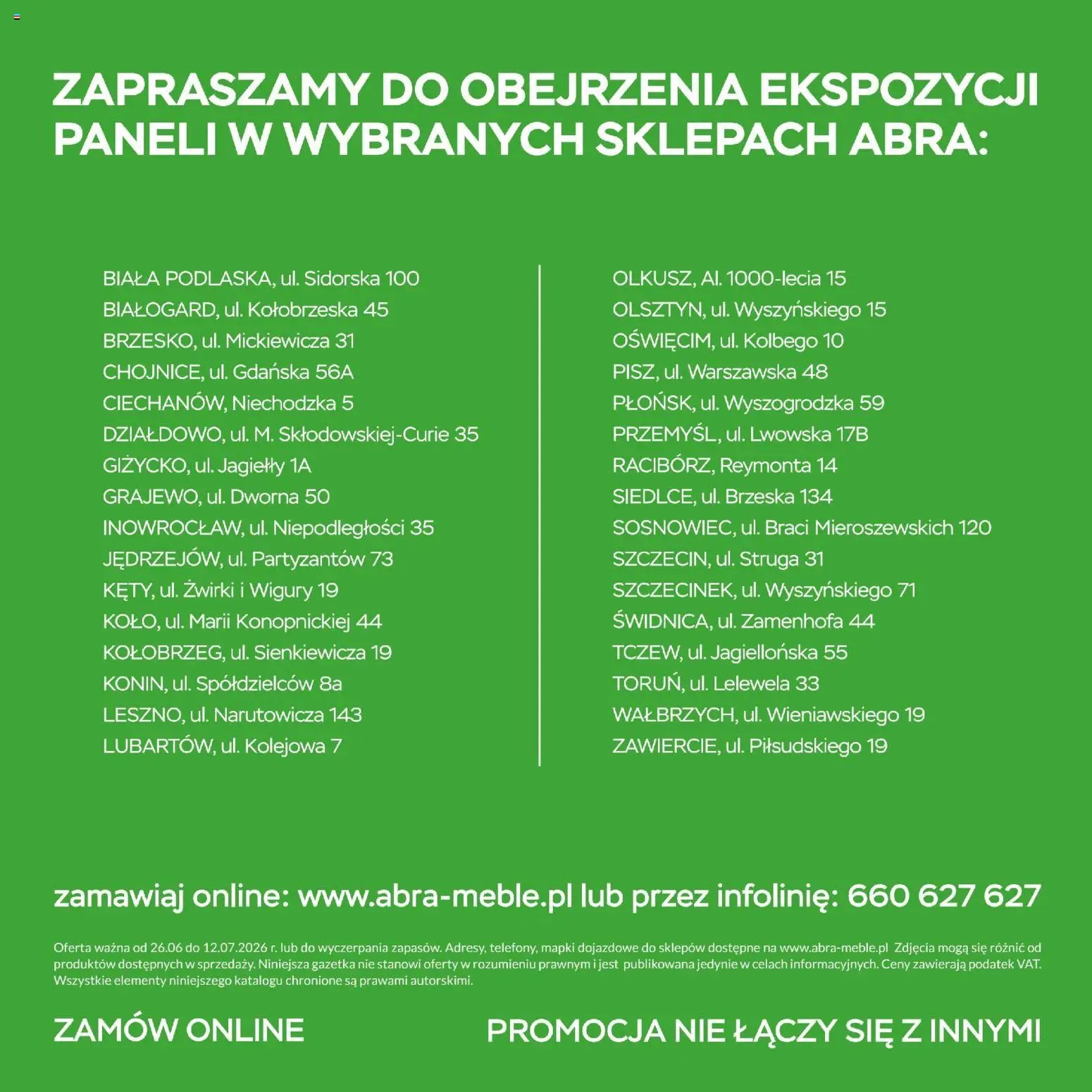 Abra meble gazetka od 26.06.2026 Abra meble gazetka