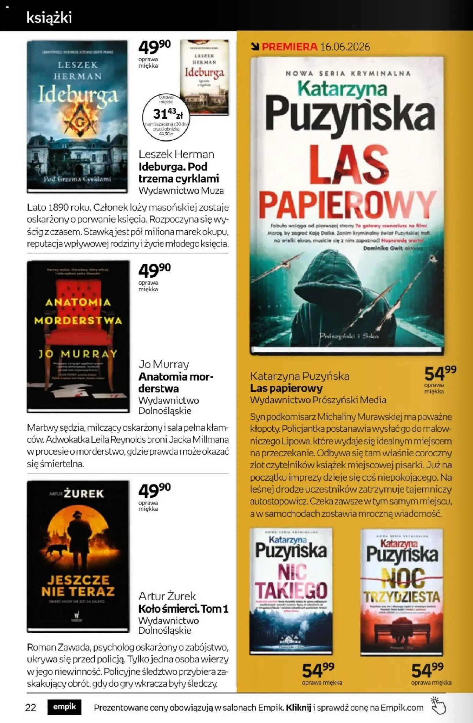 Empik gazetka od 03.06.2026 Empik promocje - Tom kultury Książki