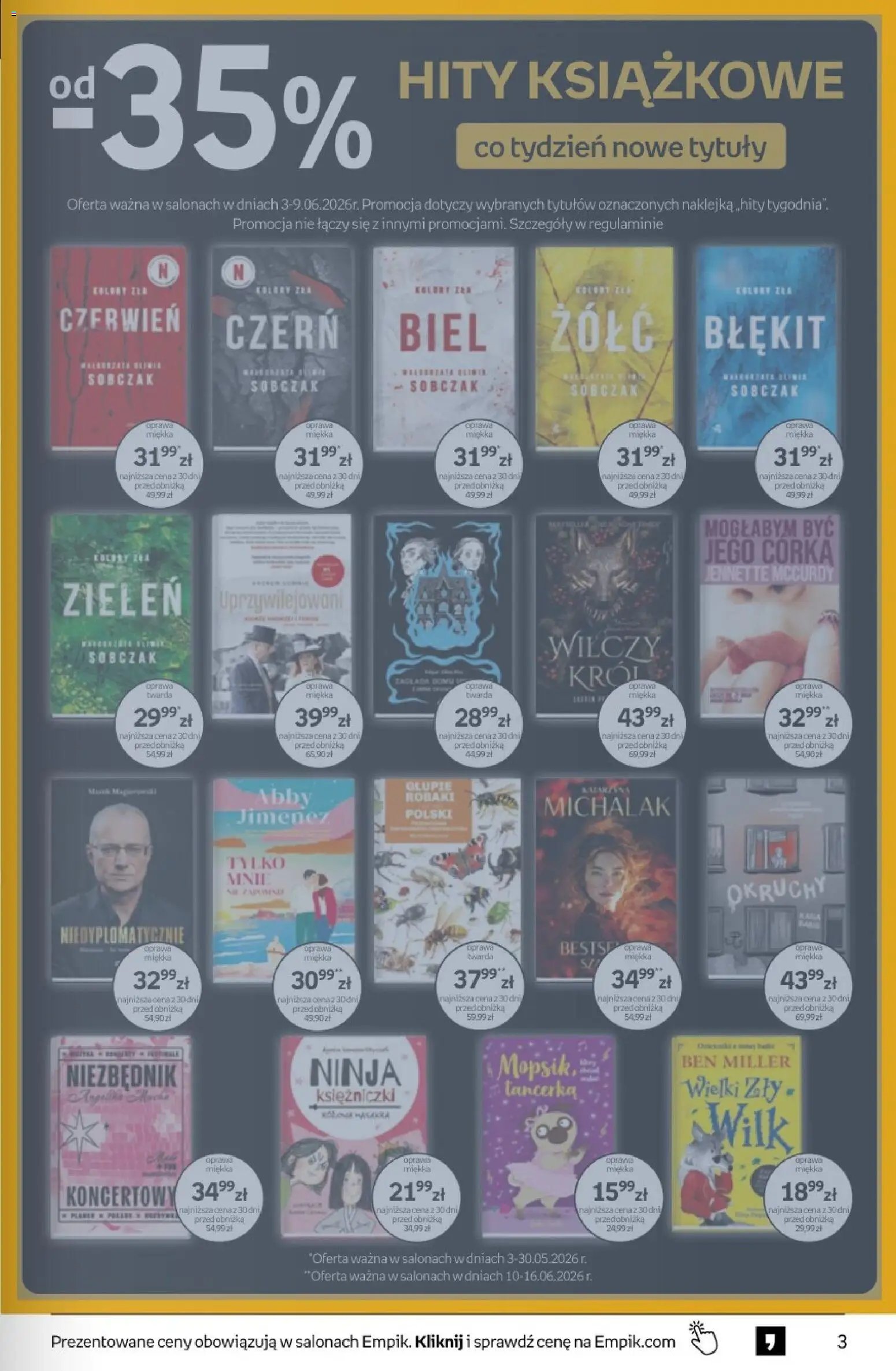 Empik gazetka od 03.06.2026 Empik promocje - Tom kultury Książki