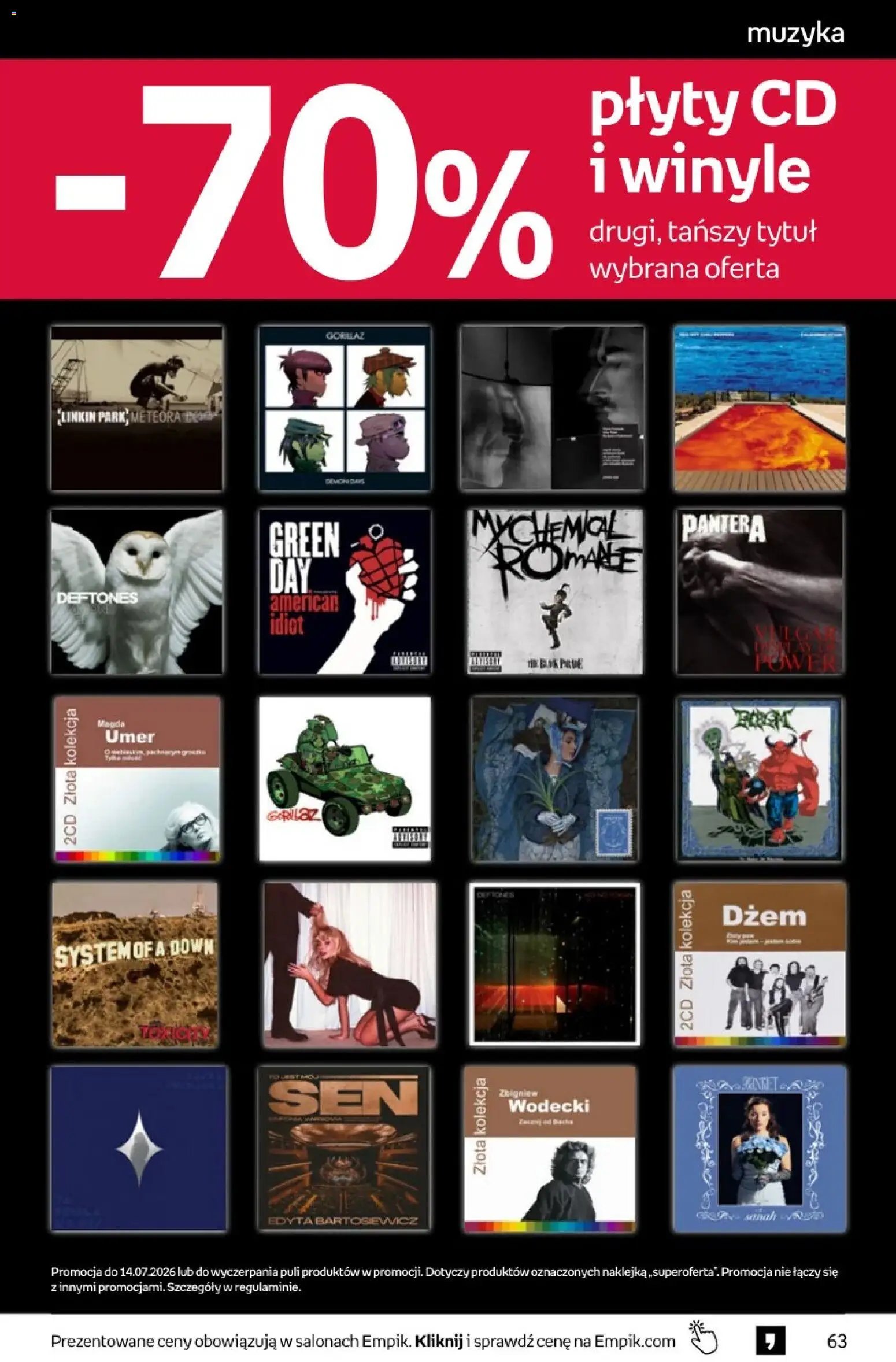 Empik gazetka od 17.06.2026 Empik promocje - Tom kultury Muzyka