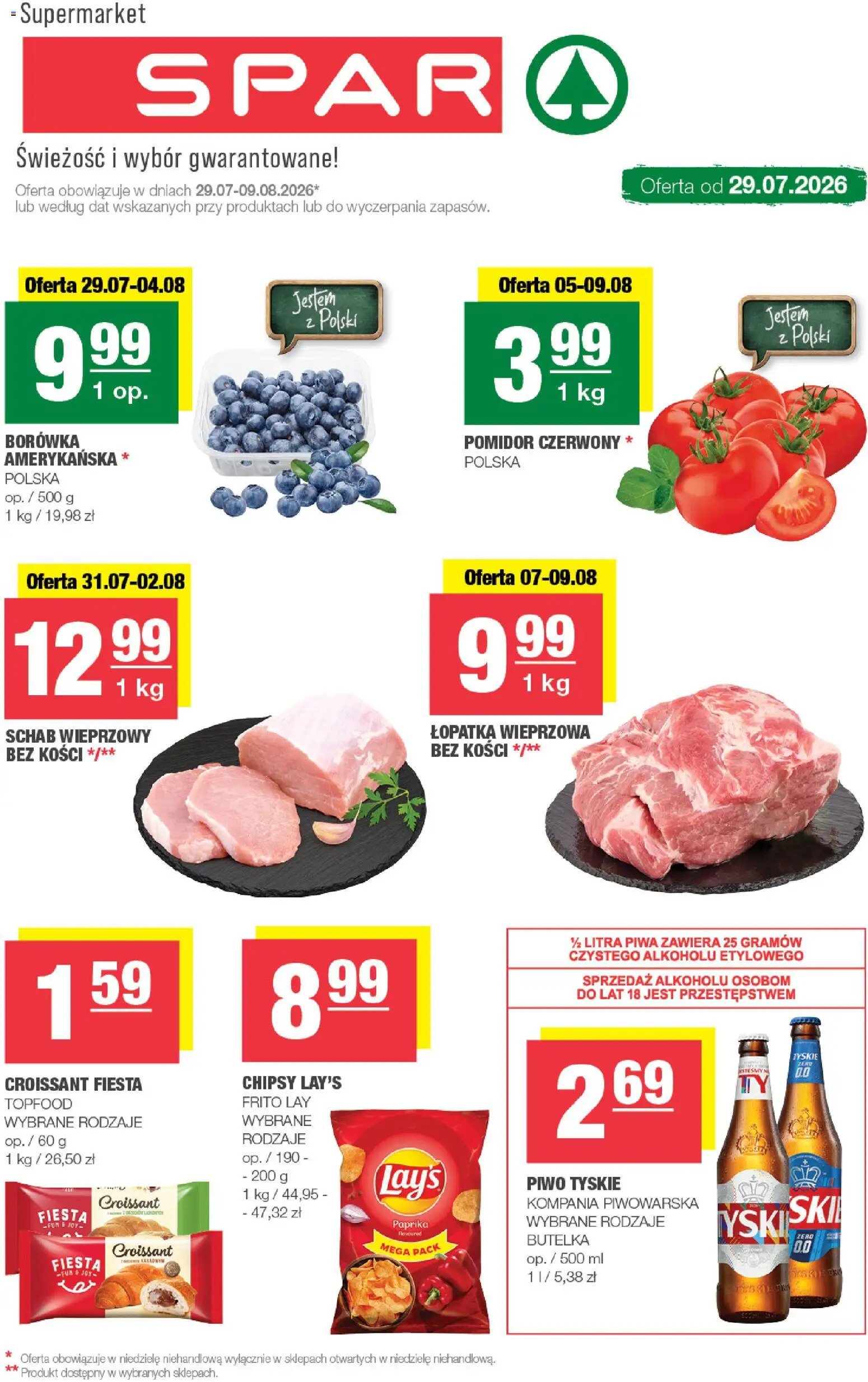 Spar gazetka od 29.07.2026 Spar gazetka