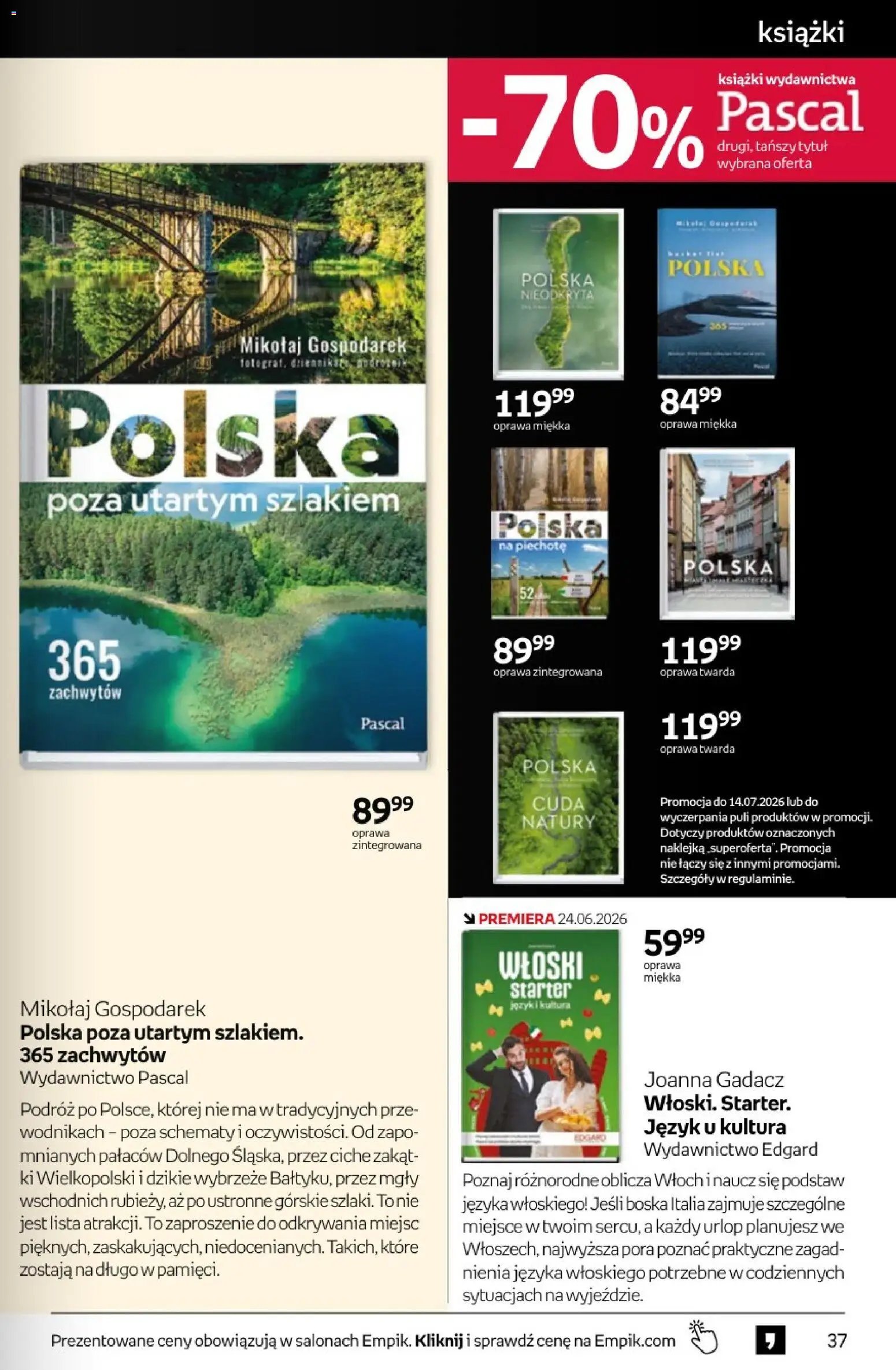 Empik gazetka od 17.06.2026 Empik promocje - Tom kultury Książki