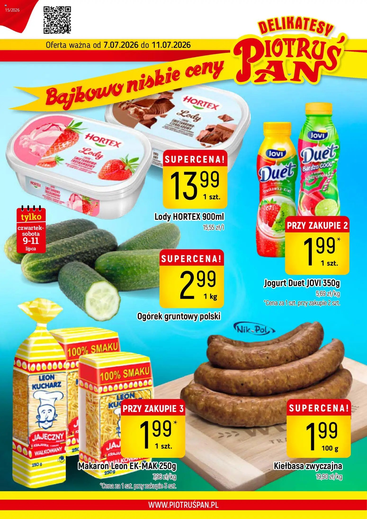 Piotruś Pan gazetka od 07.07.2026 Piotruś Pan gazetka