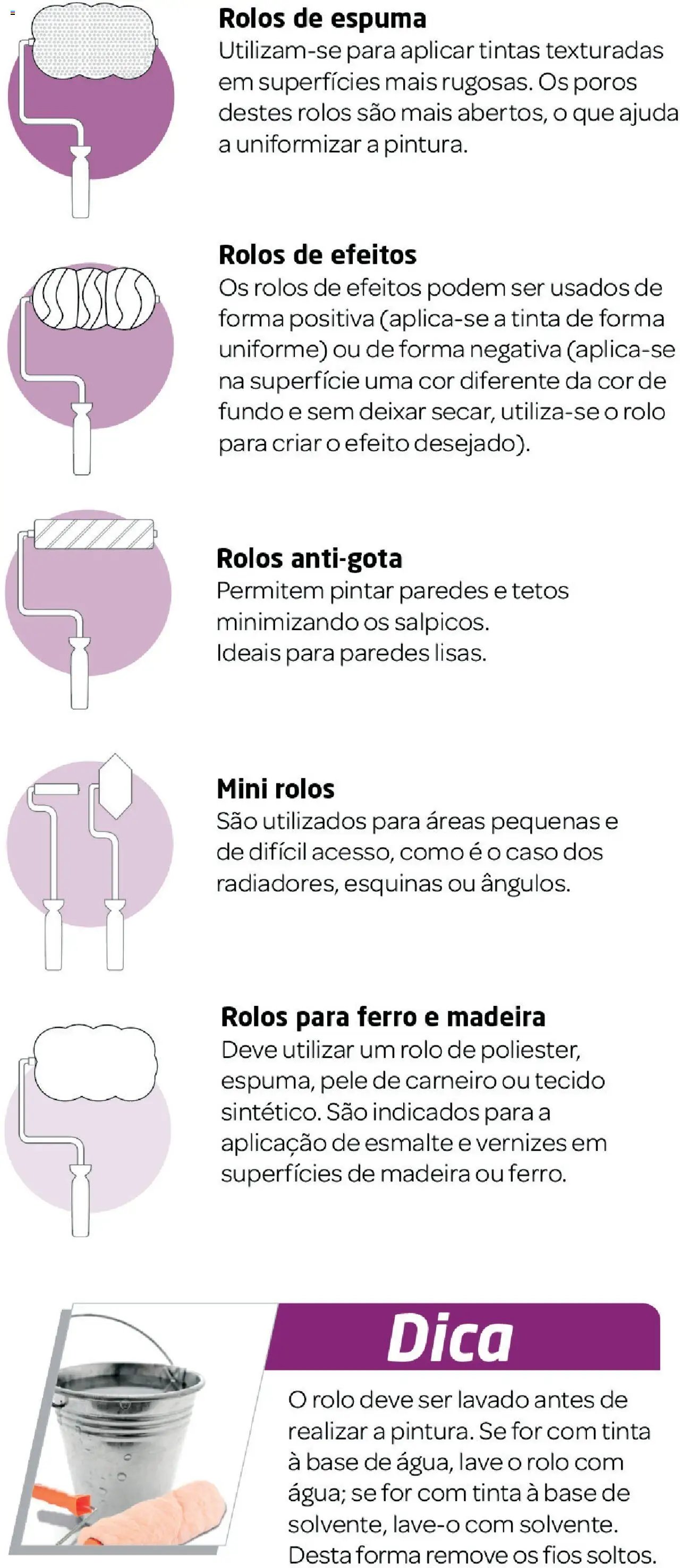 BricoMarché folheto a partir de 20/01/2025 Como escolher rolos e pincéis (2025-01-20) | 4