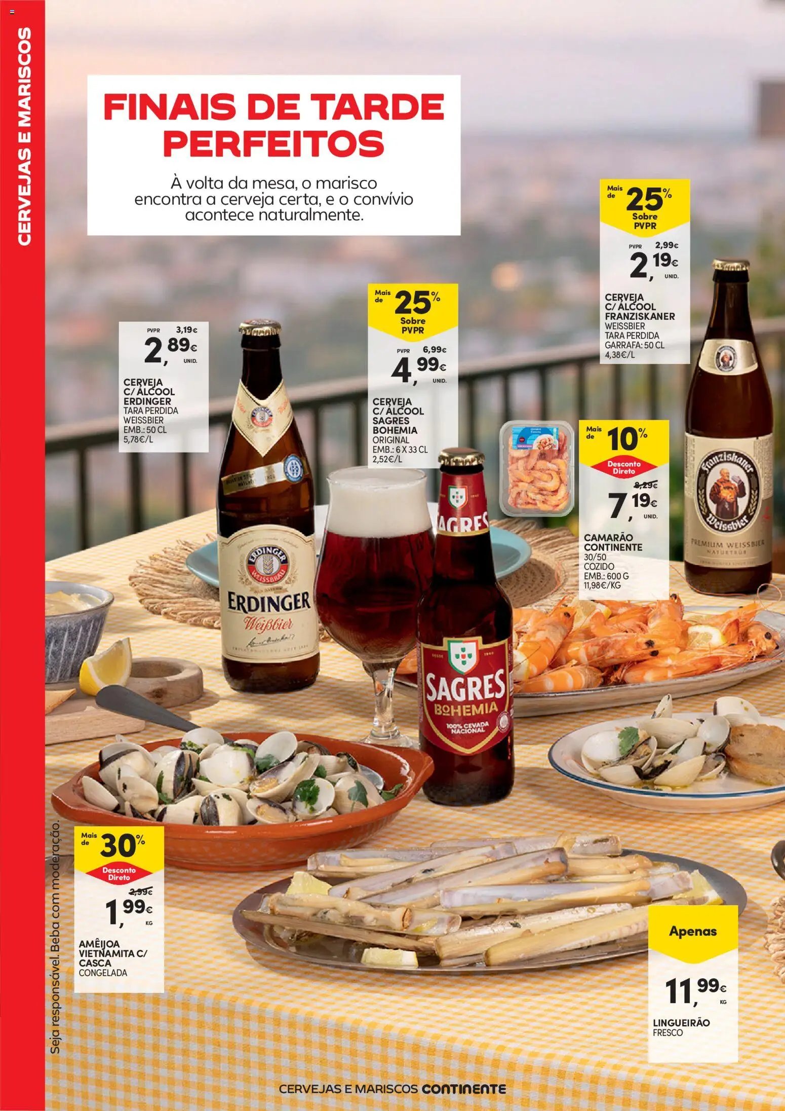 Continente folheto a partir de 19/05/2026 Continente Cervejas e Mariscos (2026-05-19 - 2026-06-07) | 2