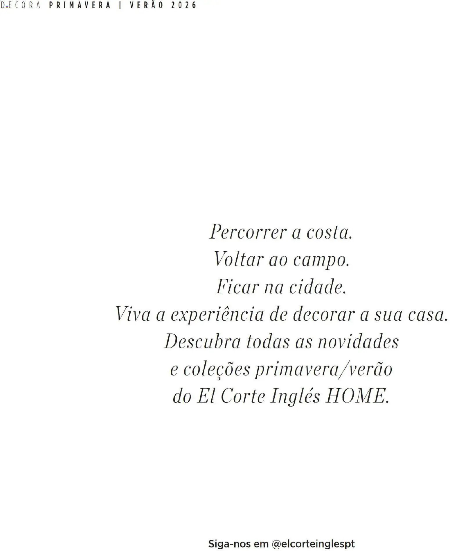 El Corte Ingles folheto a partir de 23/04/2026 El Corte Ingles Decora (2026-04-23 - 2026-07-01) | 2