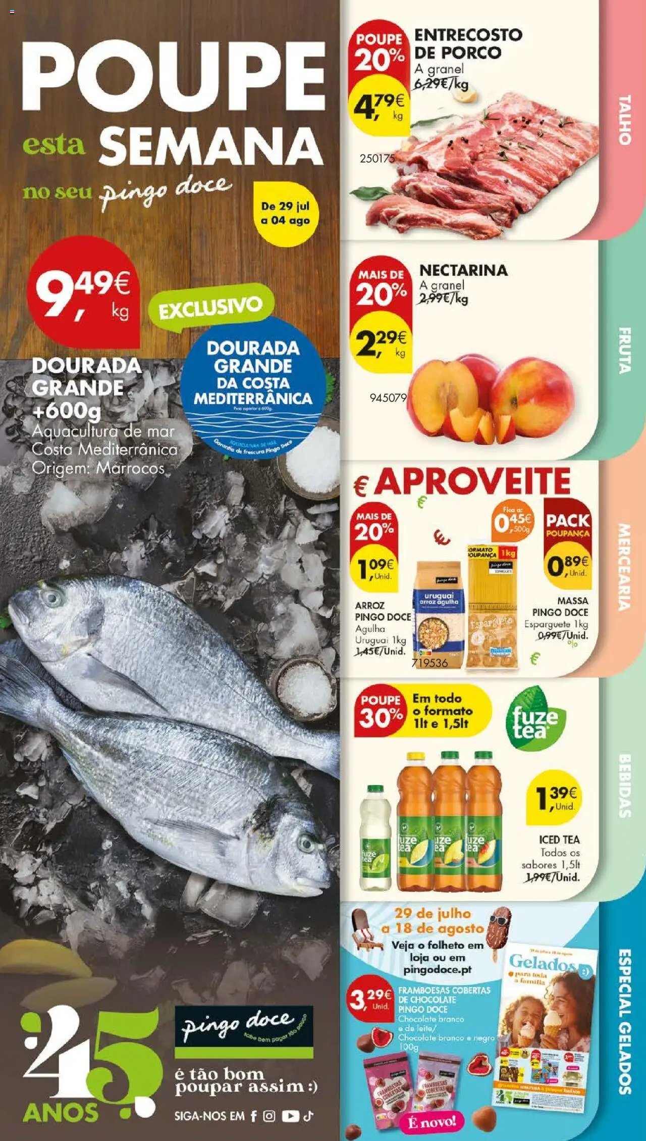 Pingo Doce folheto a partir de 29/07/2025 Folheto (2025-07-29 - 2026-08-04) | 1