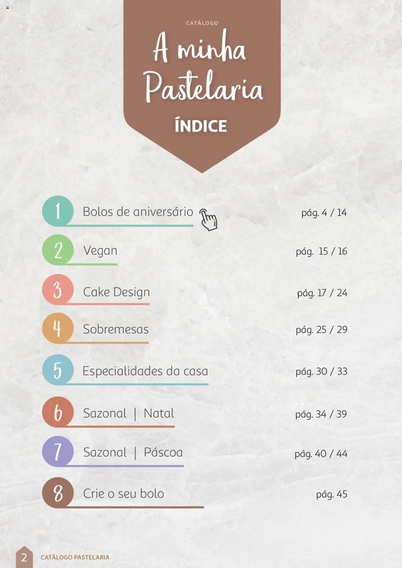 Auchan folheto a partir de 08/04/2024 Catálogo de Pastelaria (2024-04-08 - 2025-12-31) | 2