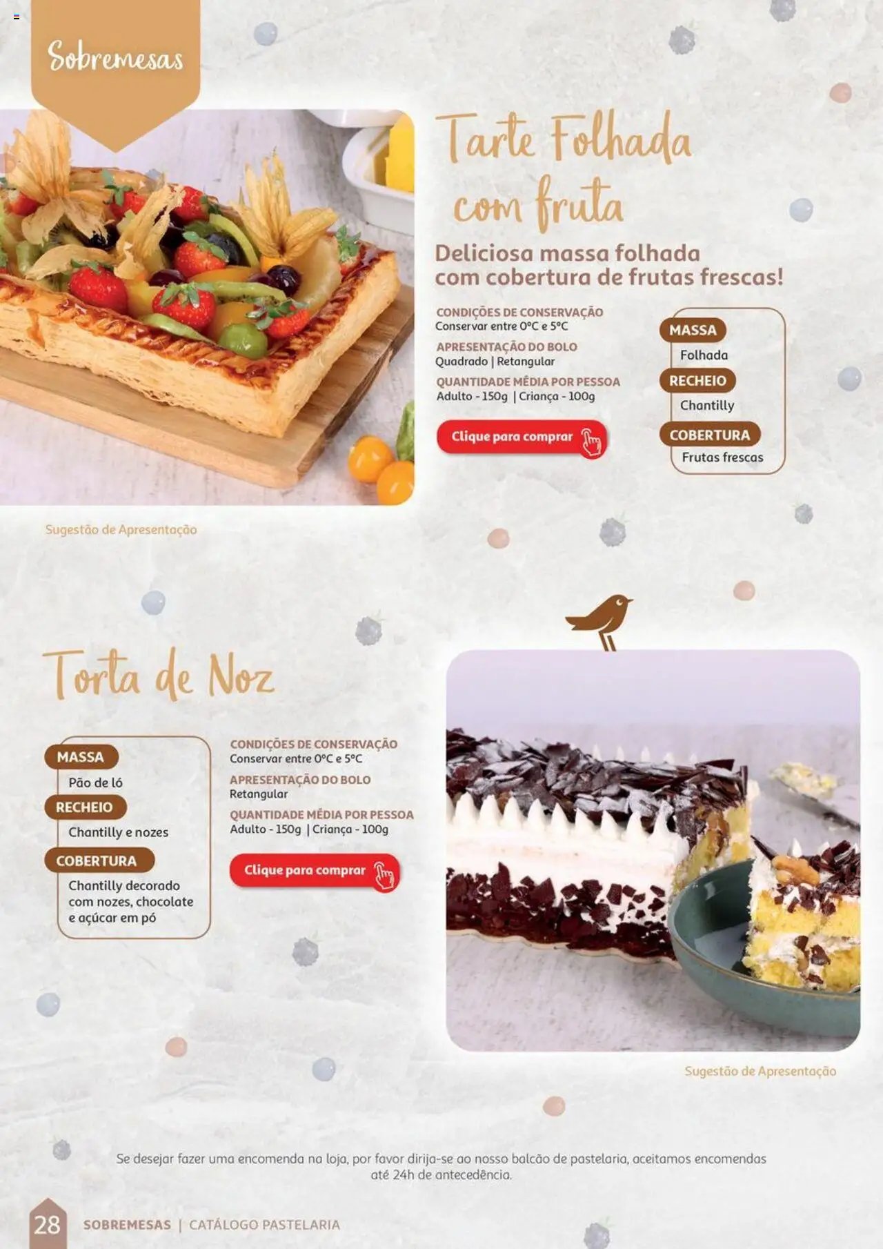 Auchan folheto a partir de 08/04/2024 Catálogo de Pastelaria (2024-04-08 - 2025-12-31) | 28