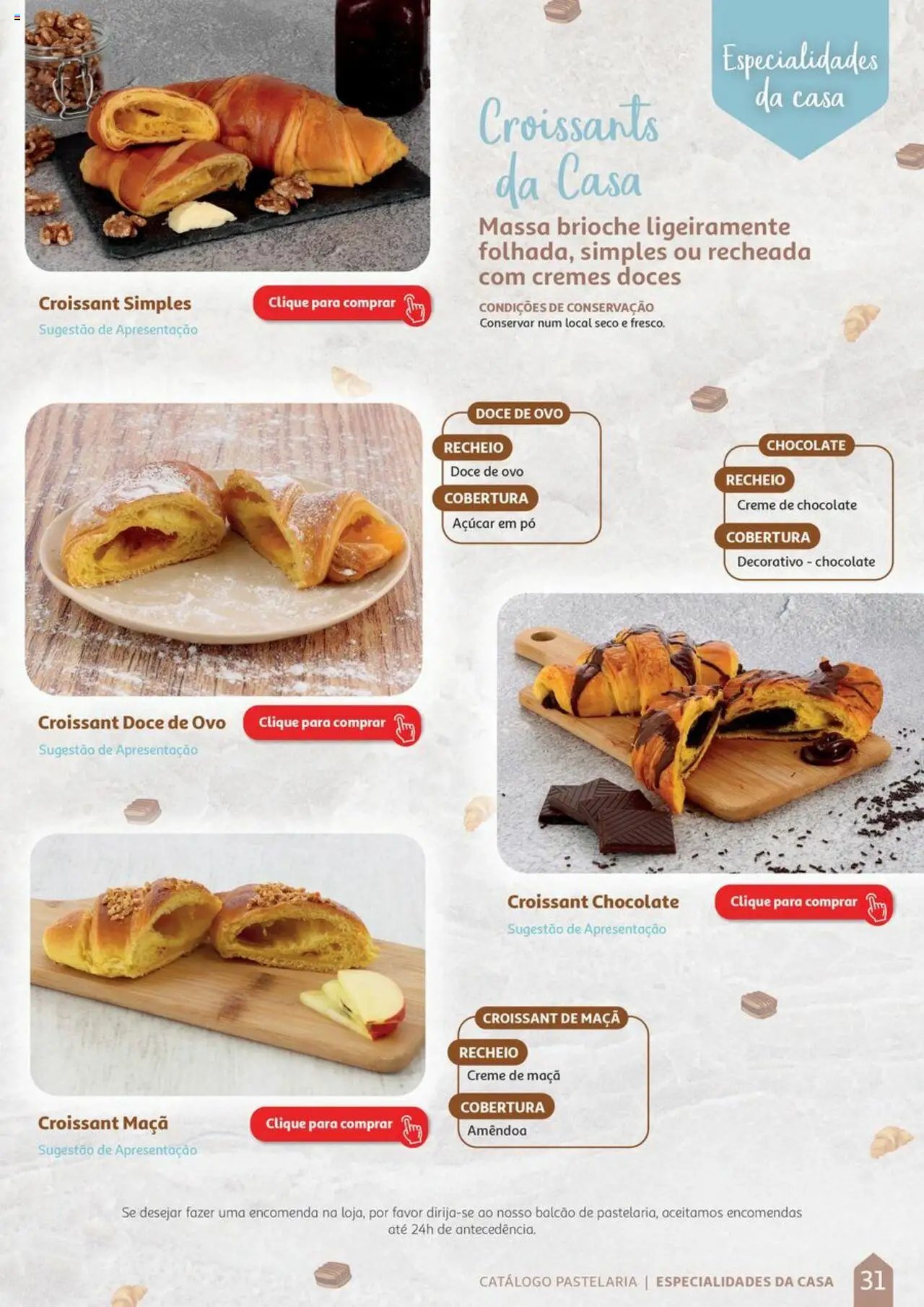 Auchan folheto a partir de 08/04/2024 Catálogo de Pastelaria (2024-04-08 - 2025-12-31) | 31