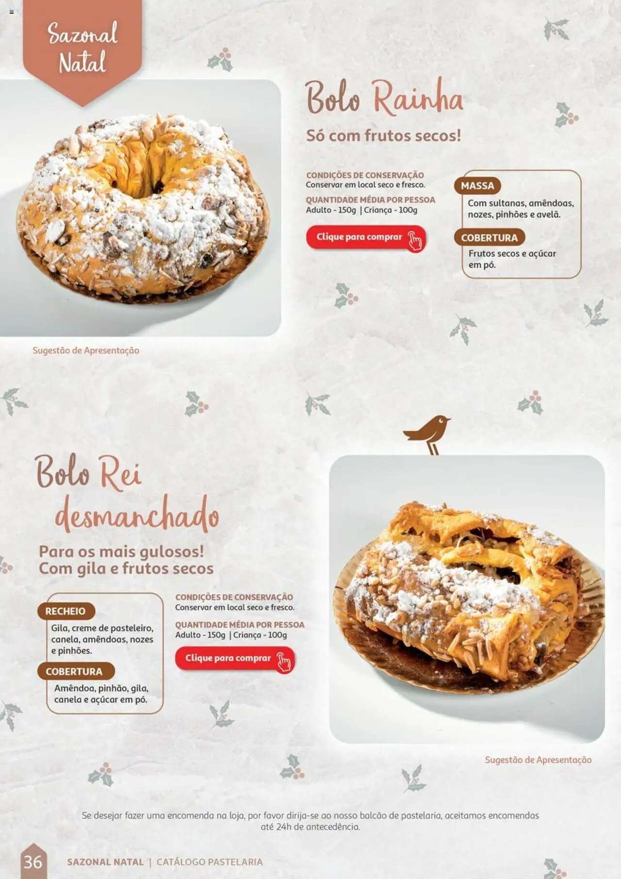 Auchan folheto a partir de 08/04/2024 Catálogo de Pastelaria (2024-04-08 - 2025-12-31) | 36