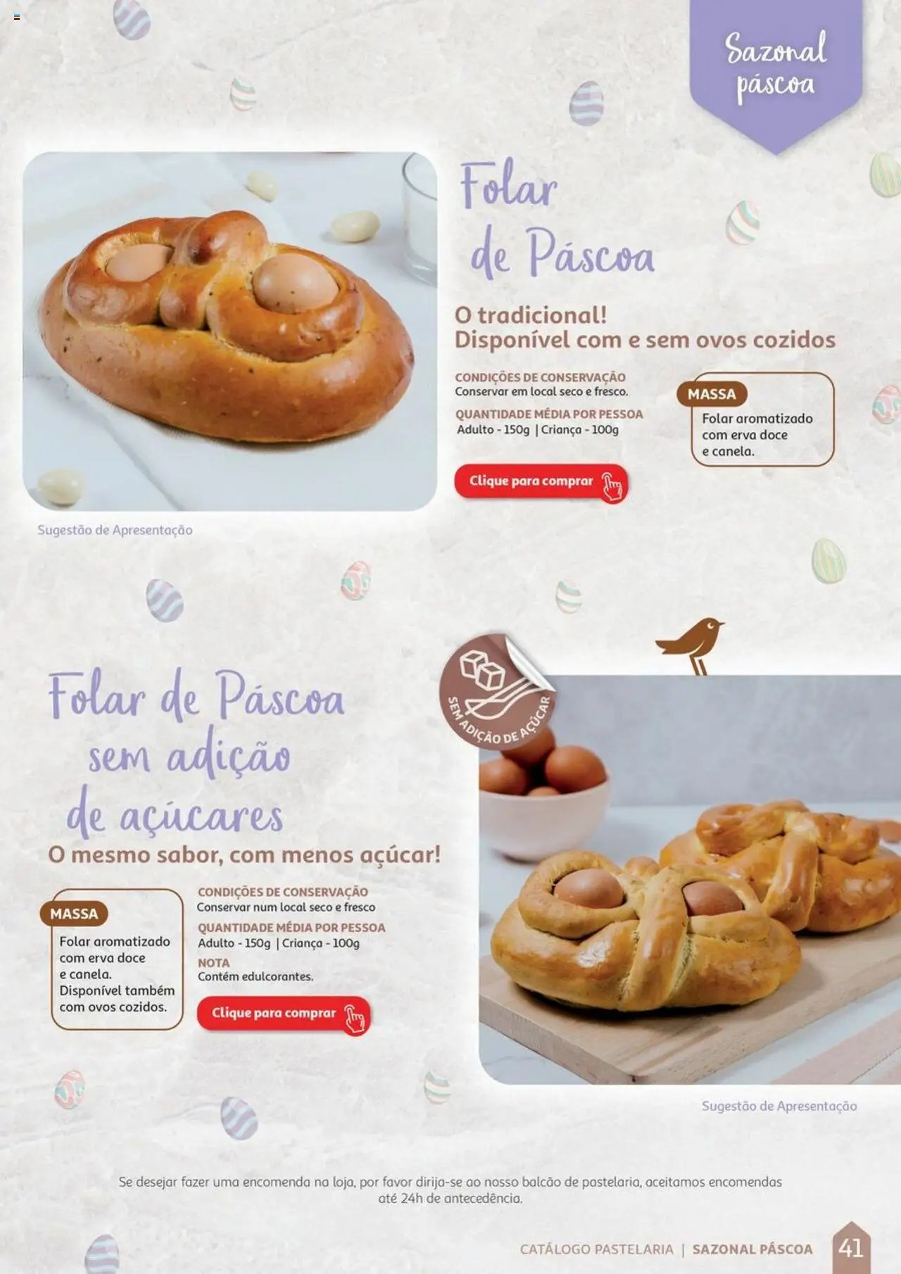 Auchan folheto a partir de 08/04/2024 Catálogo de Pastelaria (2024-04-08 - 2025-12-31) | 41