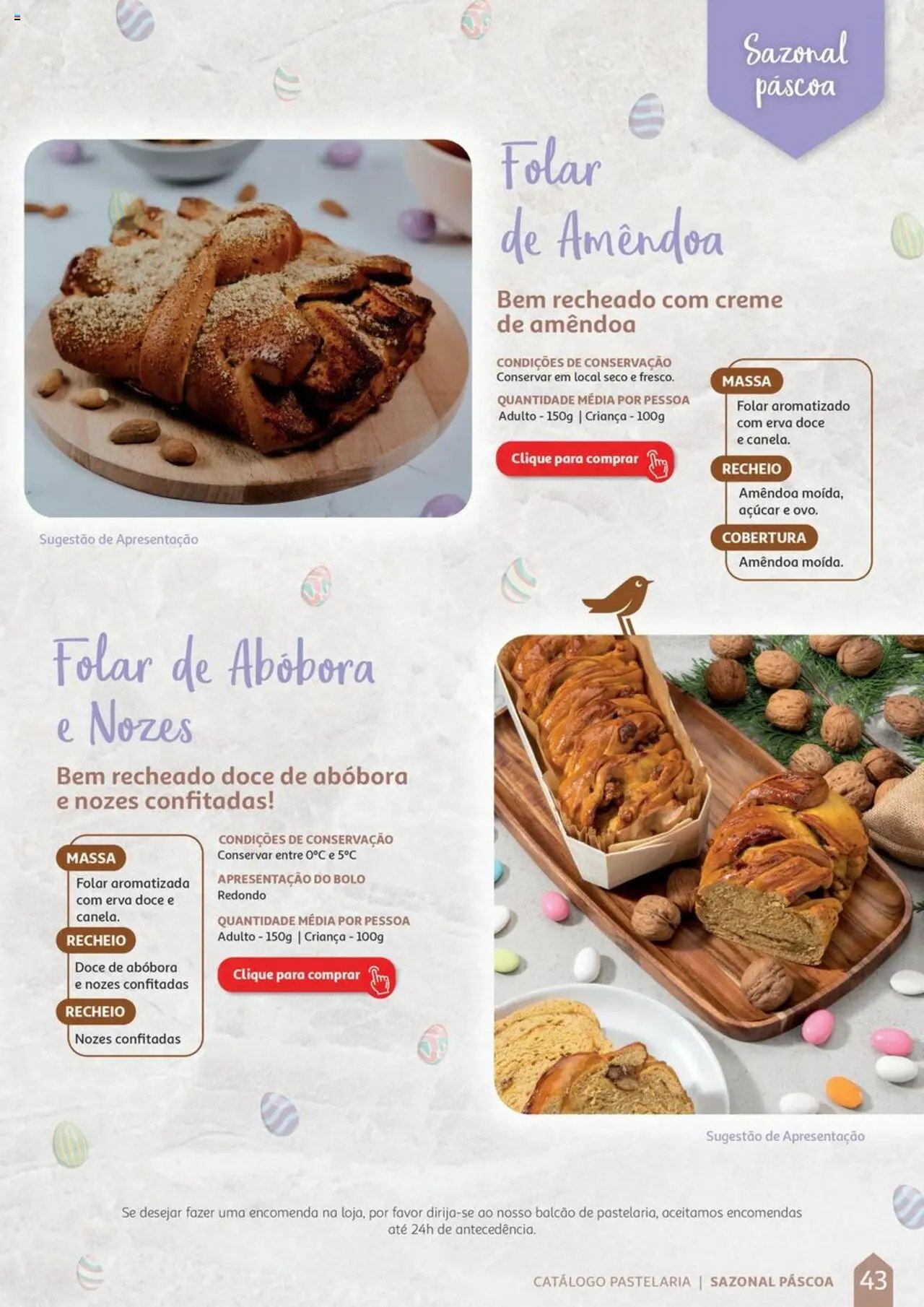 Auchan folheto a partir de 08/04/2024 Catálogo de Pastelaria (2024-04-08 - 2025-12-31) | 43
